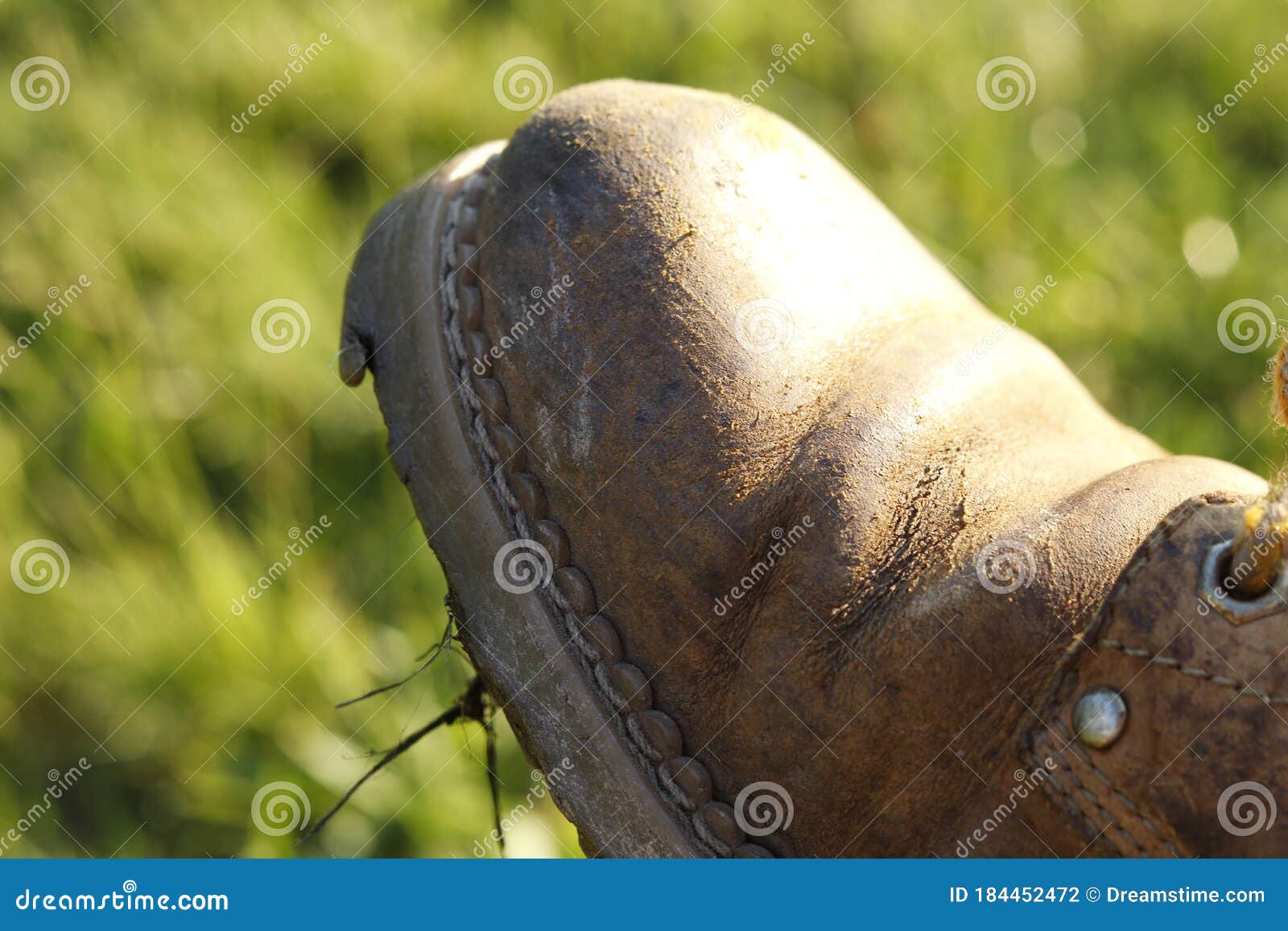 Farmers shoe boot farm stock photo. Image of banner 184452472
