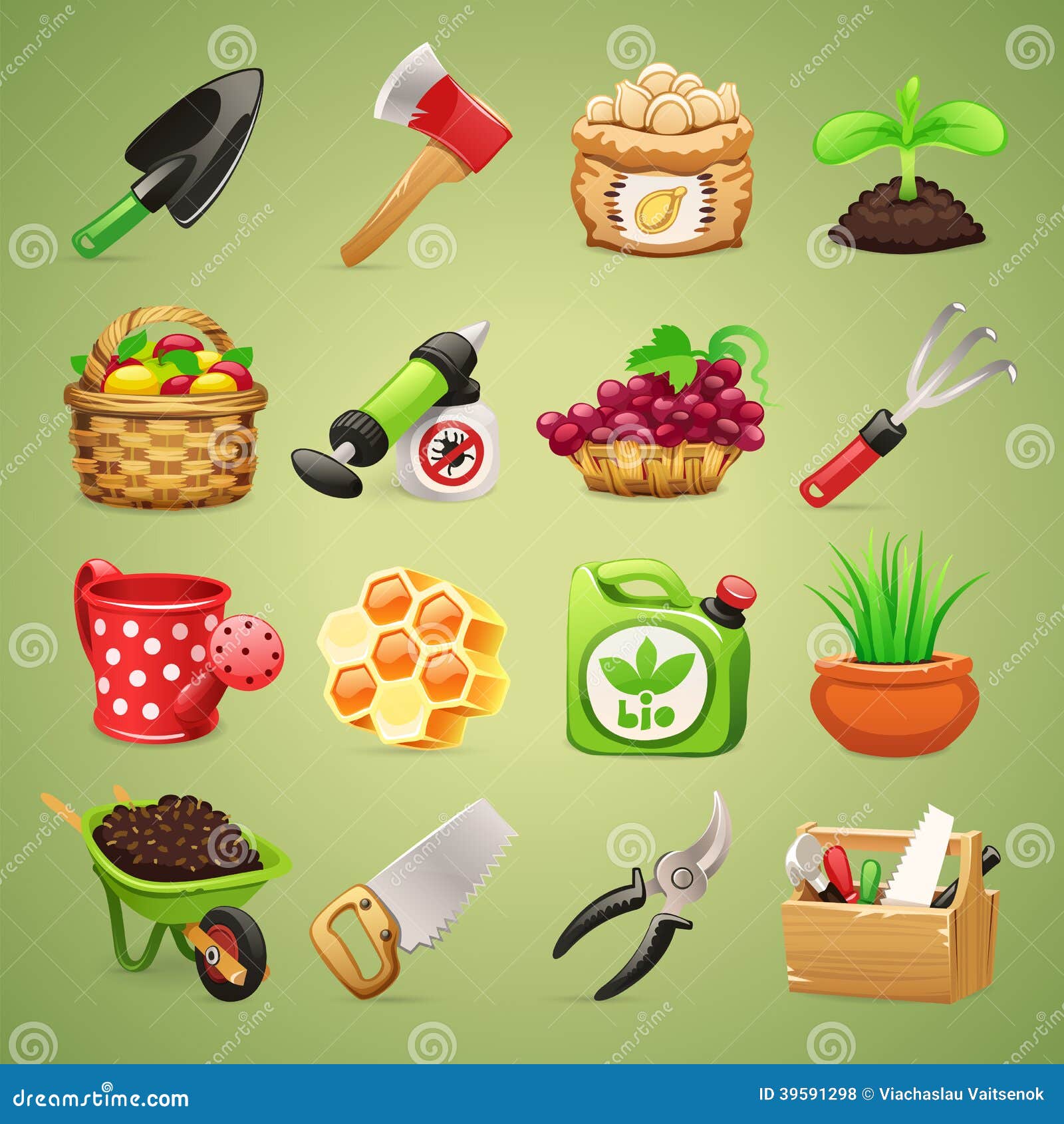 farmers tools icons set1.1