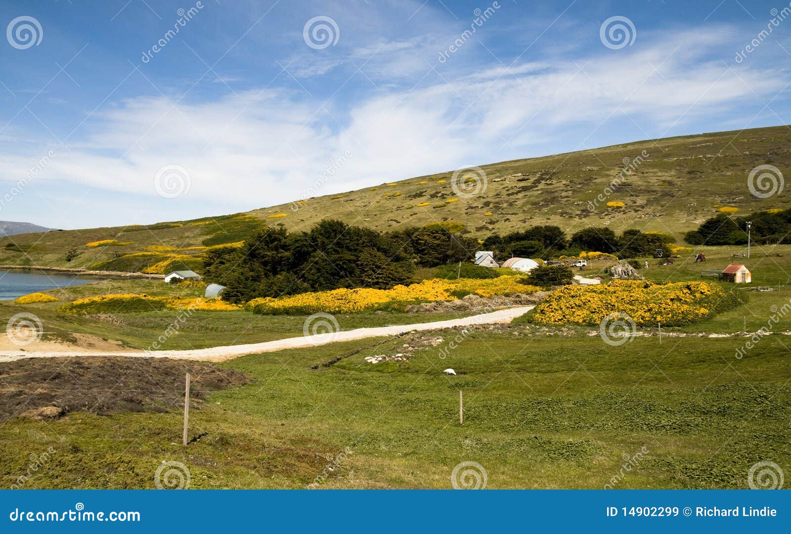 Farming in the Falklands stock image. Image of travel 14902299