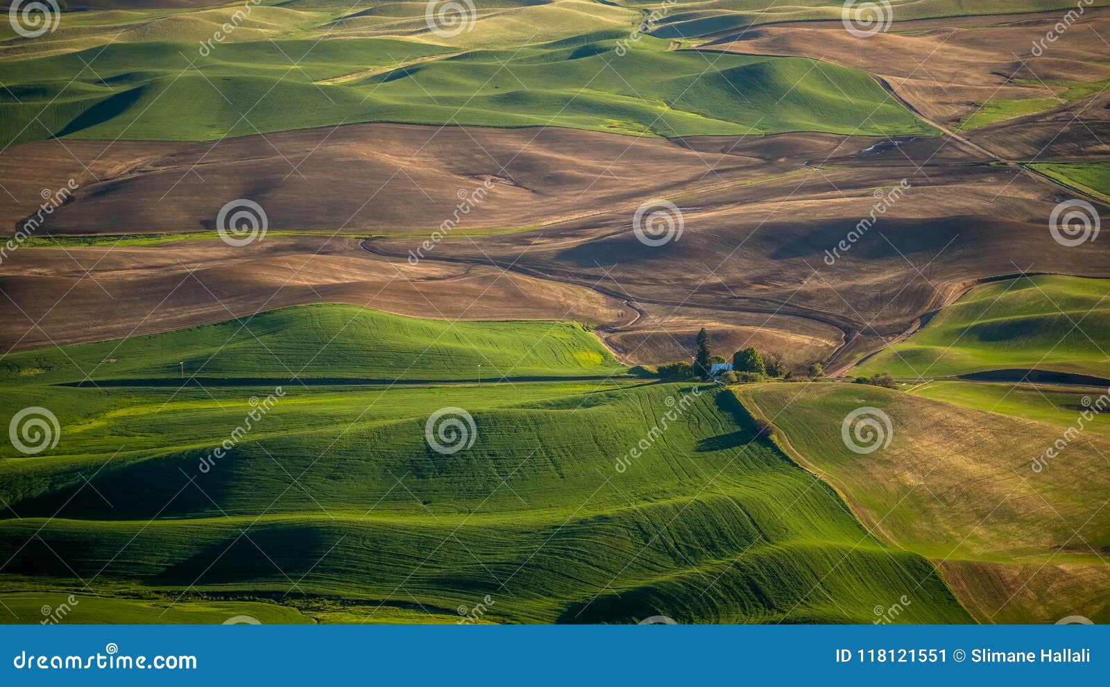 Farming in the Palouse stock image. Image of eastern 118121551