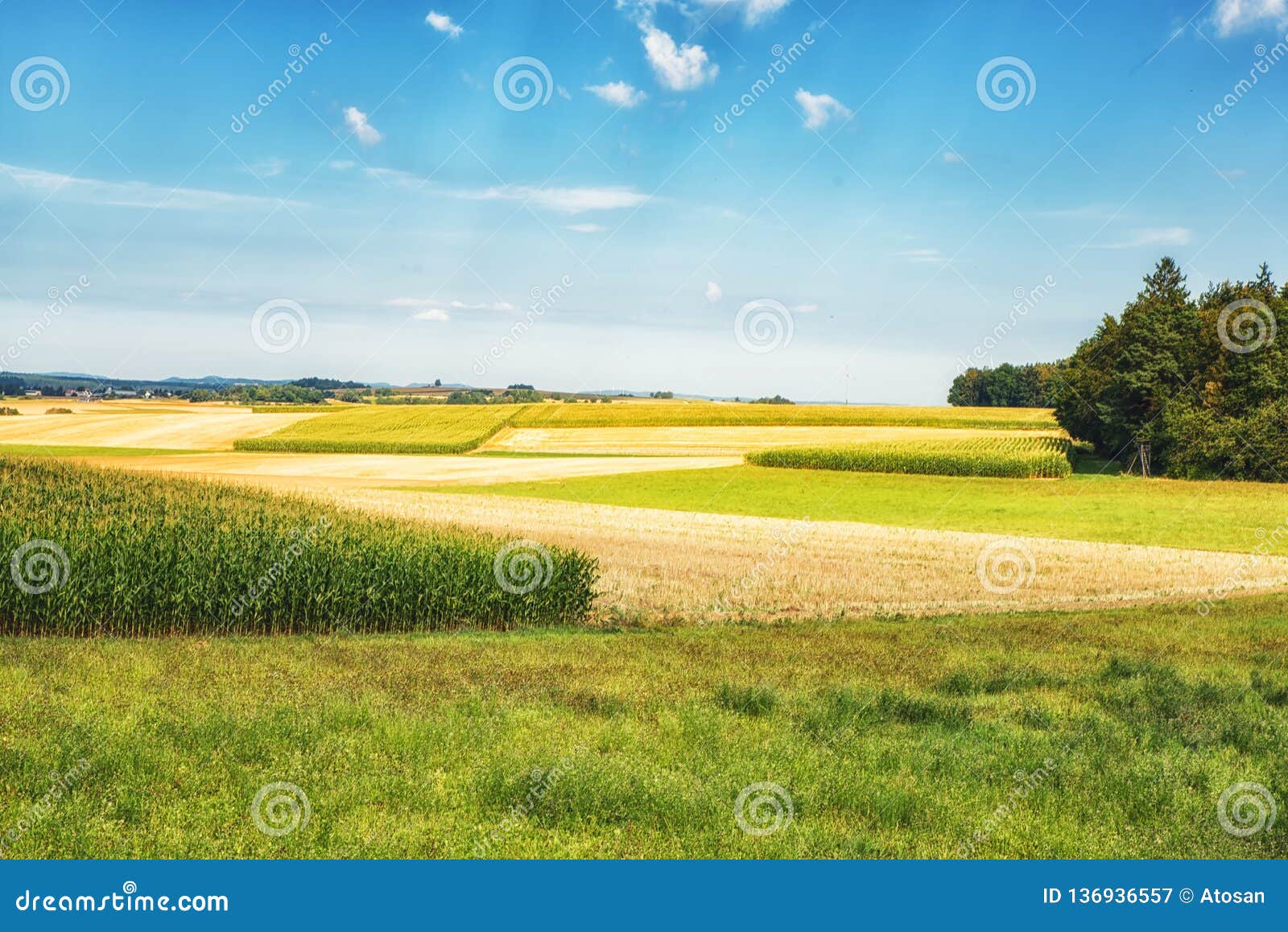 Farmland in Germany stock image. Image of majestic, horizontal 136936557
