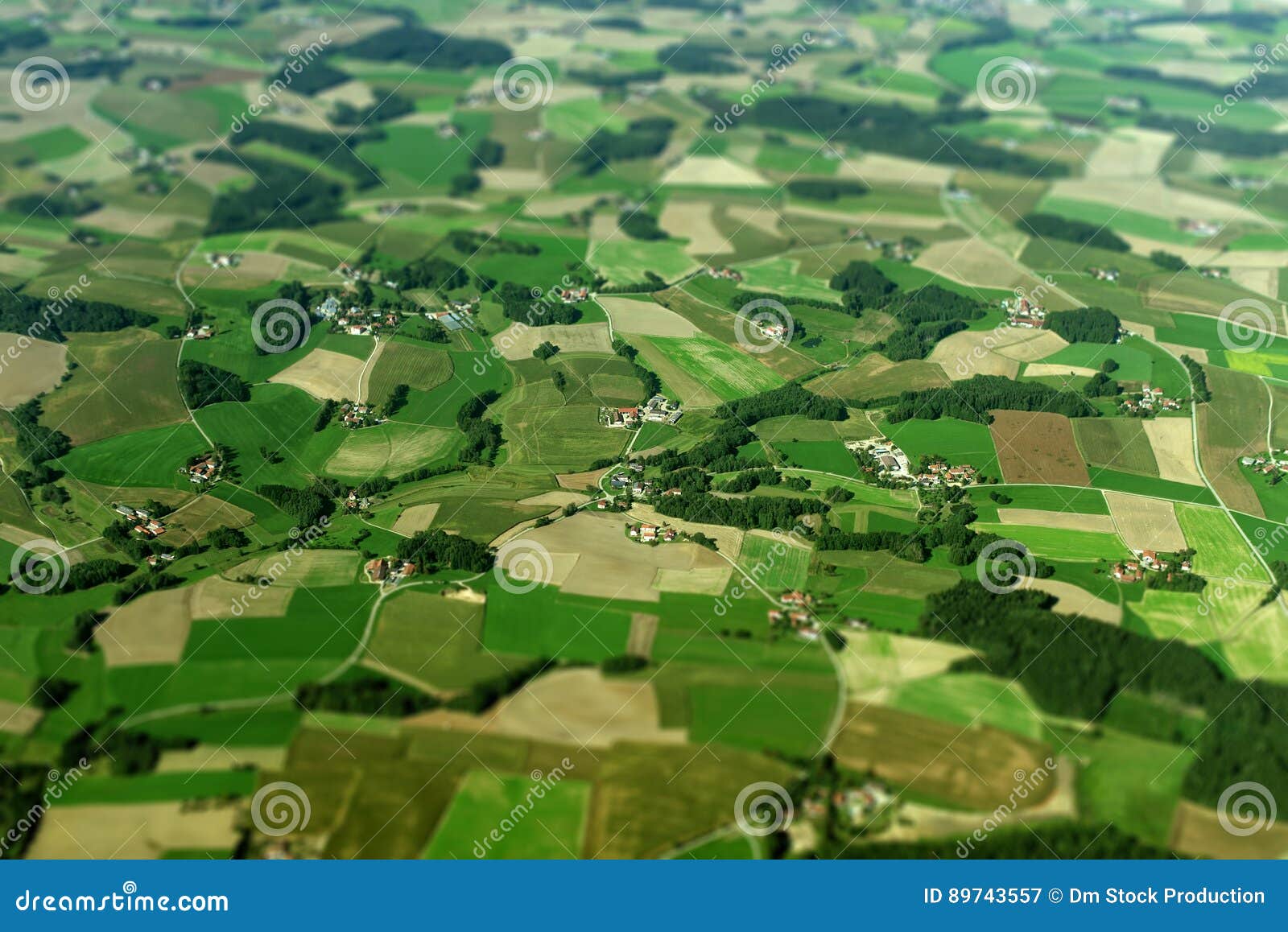 Farmlands in Germany. stock image. Image of birds, crop 89743557