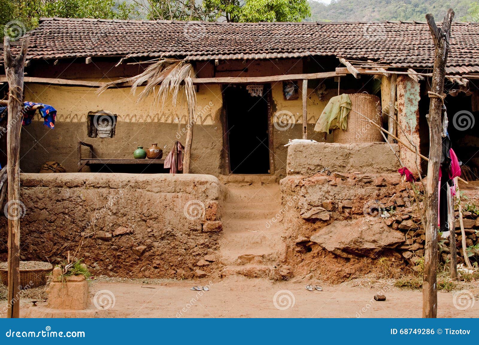 Farmstead stock photo. Image of home, house, courtyard 68749286