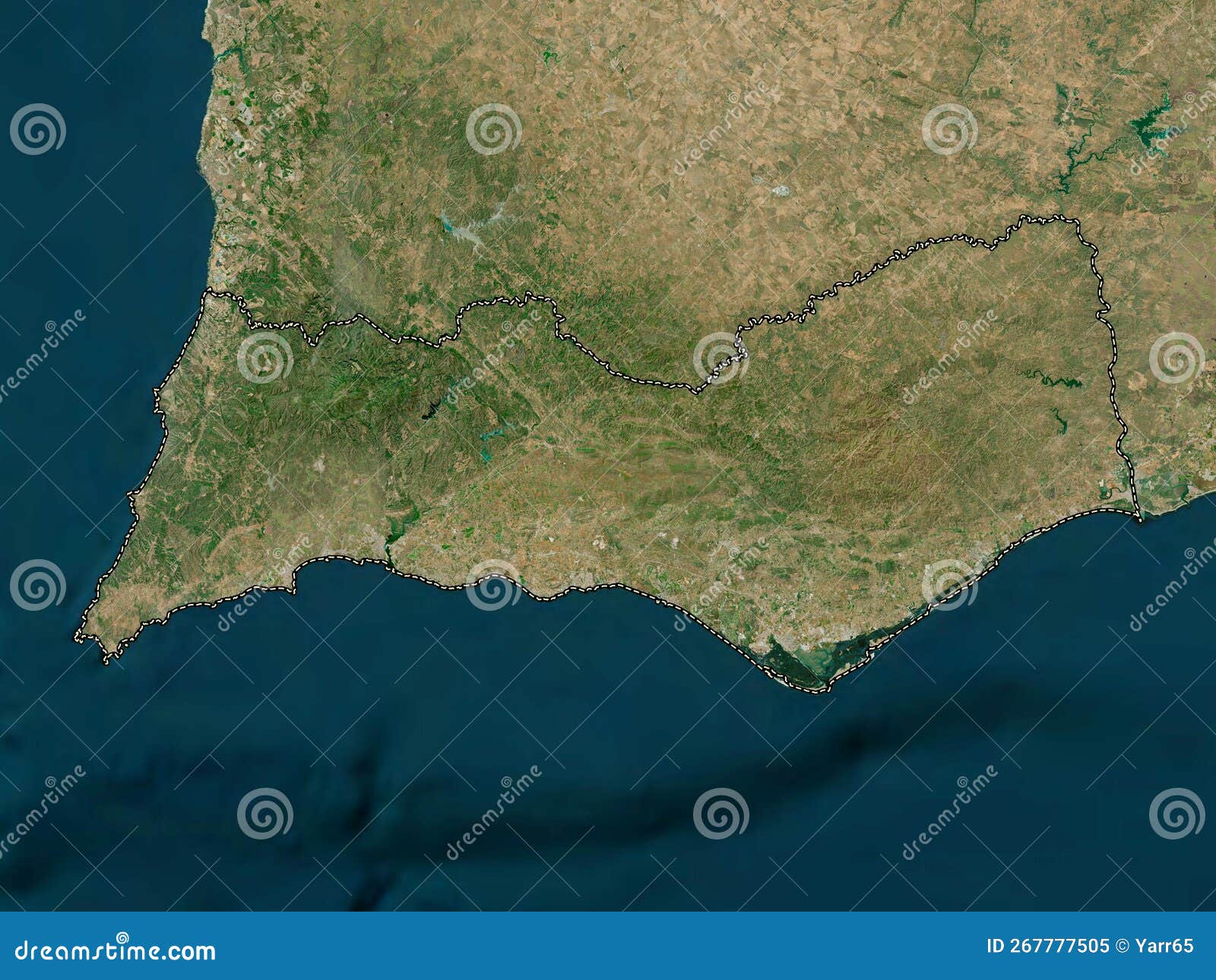 Portugal Map and Satellite Image