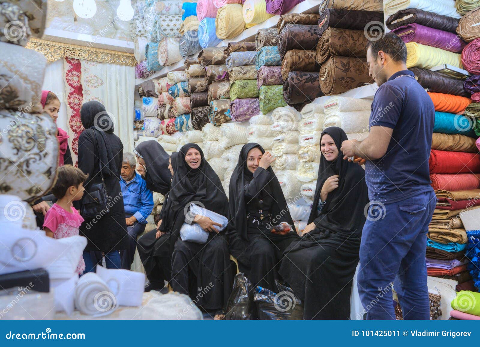 Iranian Women In Black Islamic Dress