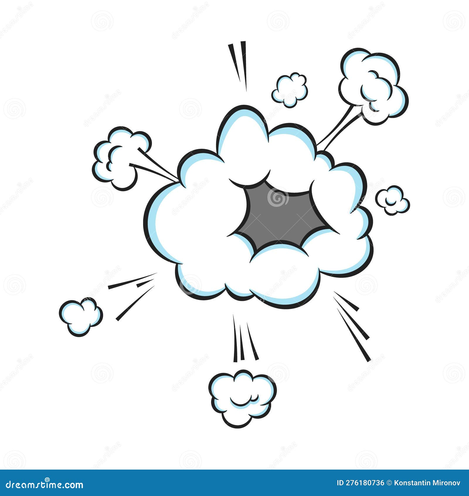 Smoke Cloud Vector Art & Graphics