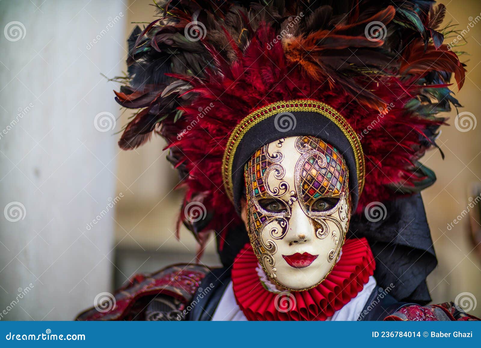 FASCHING in VENICE stock photo. Image of mask, fasching - 236784014