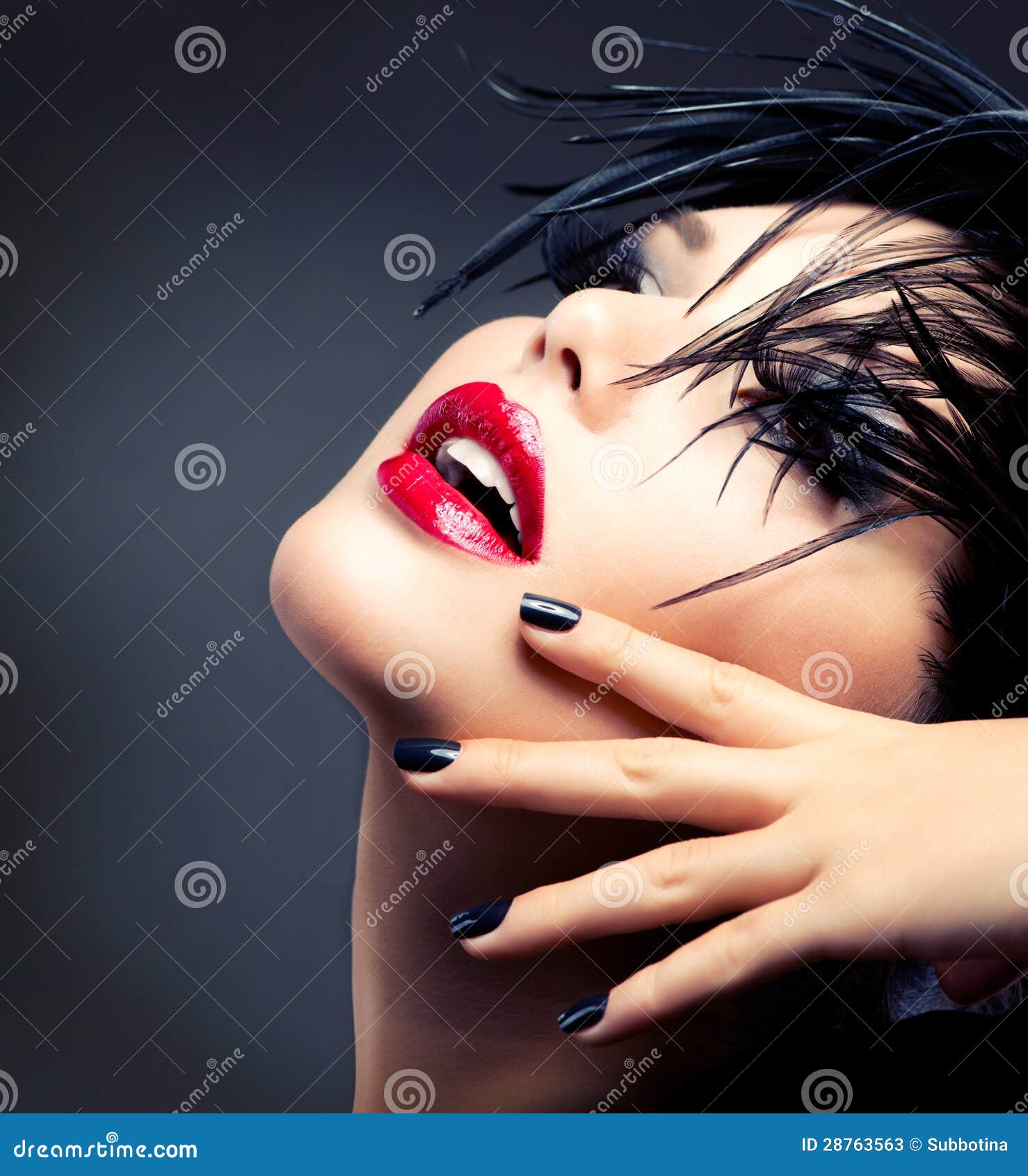 Fashion Art Girl Portrait Stock Photos - Image: 28763563 Fashion Art Girl Portrait Stock Photos - Image: 28763563