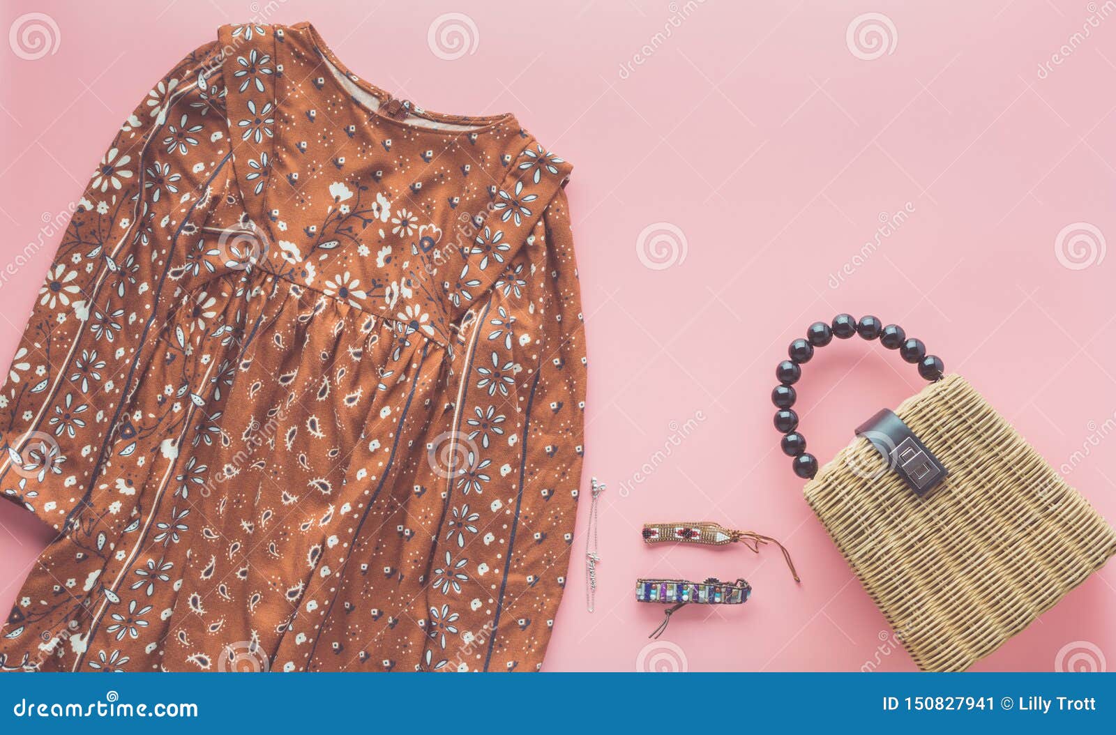 Fashion background on pink stock image. Image of retro - 150827941