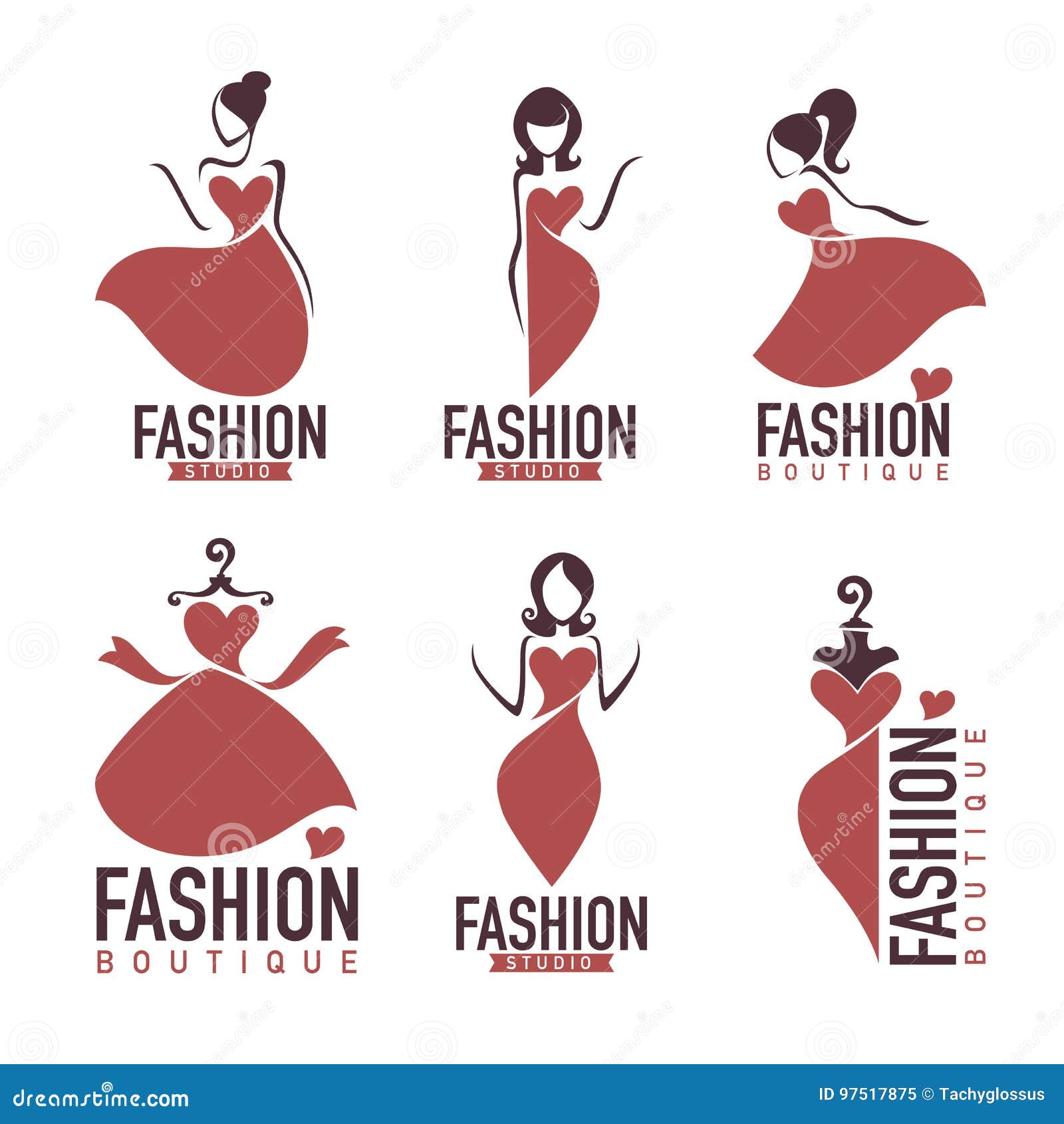 fashion and beautysalon, studio, boutique logo