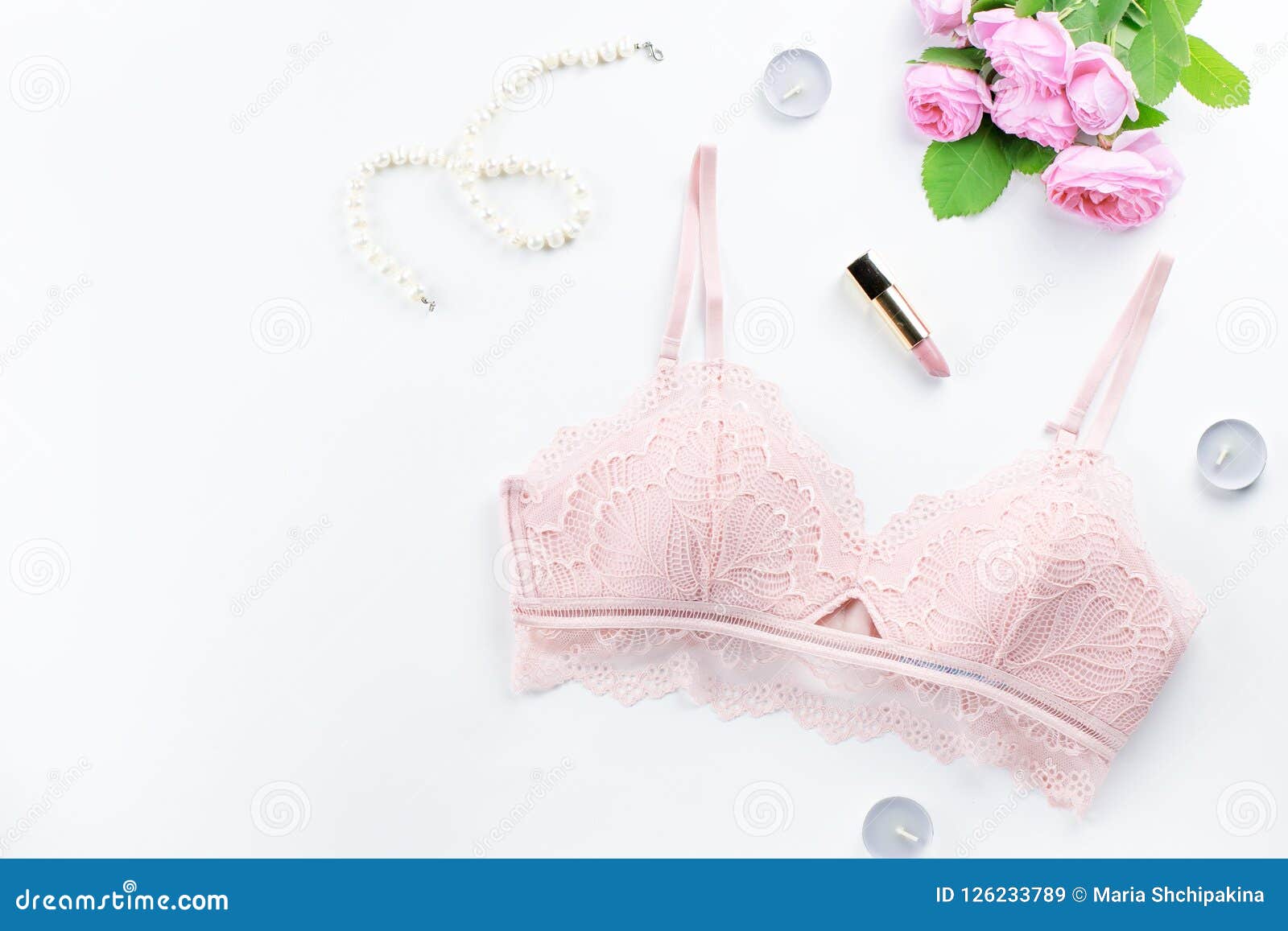 Minimal Lingerie Flat Lay by Stocksy Contributor Minette Hand