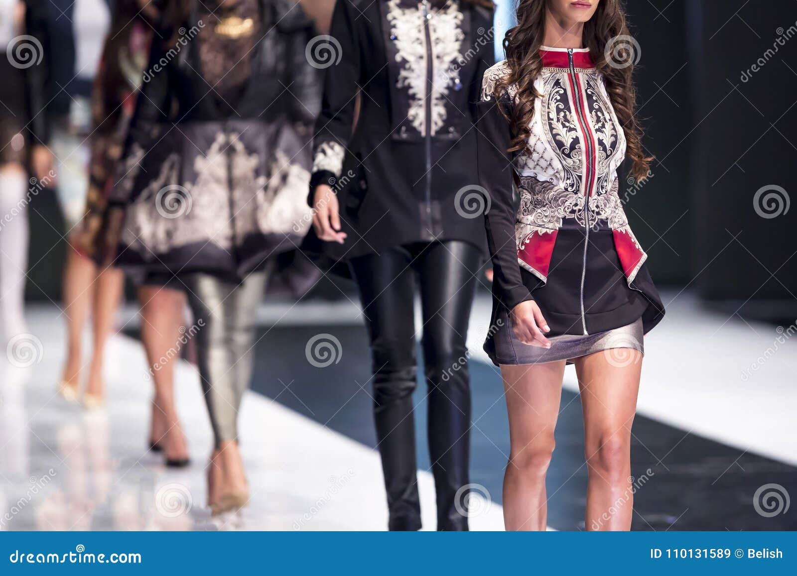 fashion catwalk runway show models