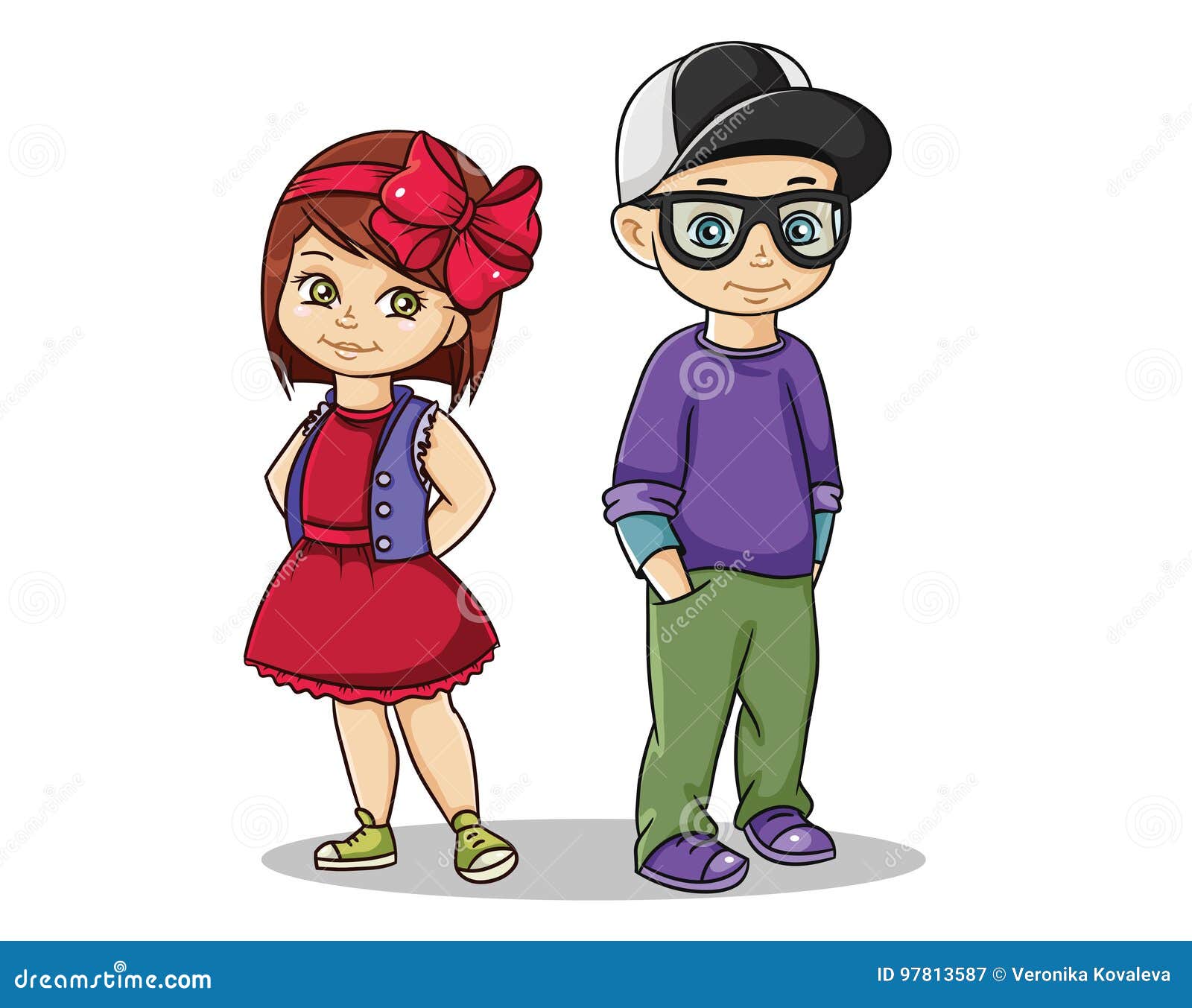Fashion children stock vector. Illustration of adolescence - 97813587 Fashion children stock vector. Illustration of adolescence - 97813587