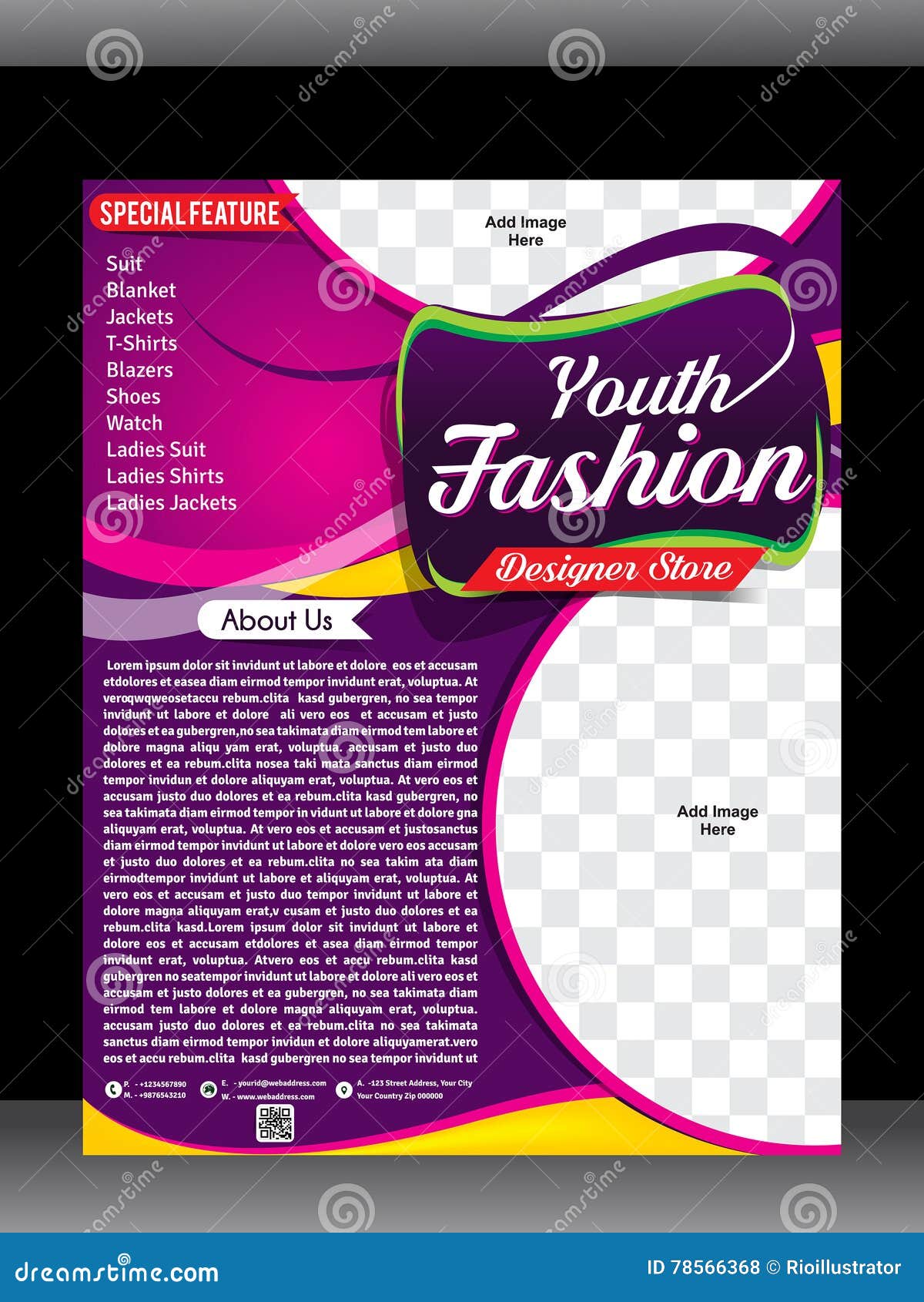 Clothing Store Flyer Graphics, Designs & Templates