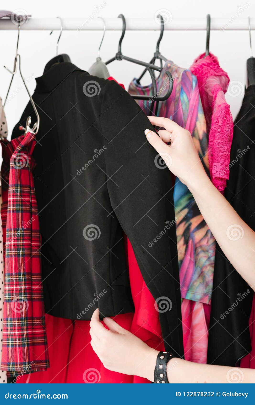 Fashion Clothing Shopping Assortment Choice Stock Photo - Image of ...