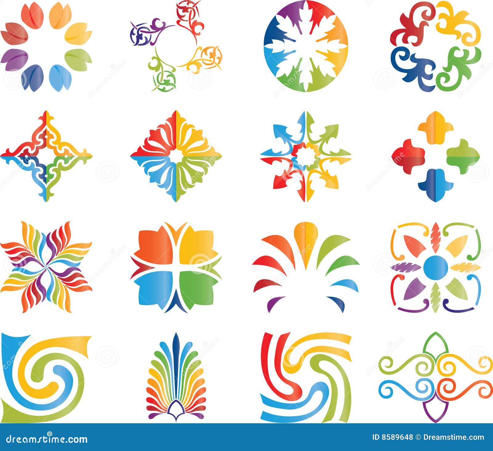 Fashion Design Elements stock vector. Illustration of colored - 8589648