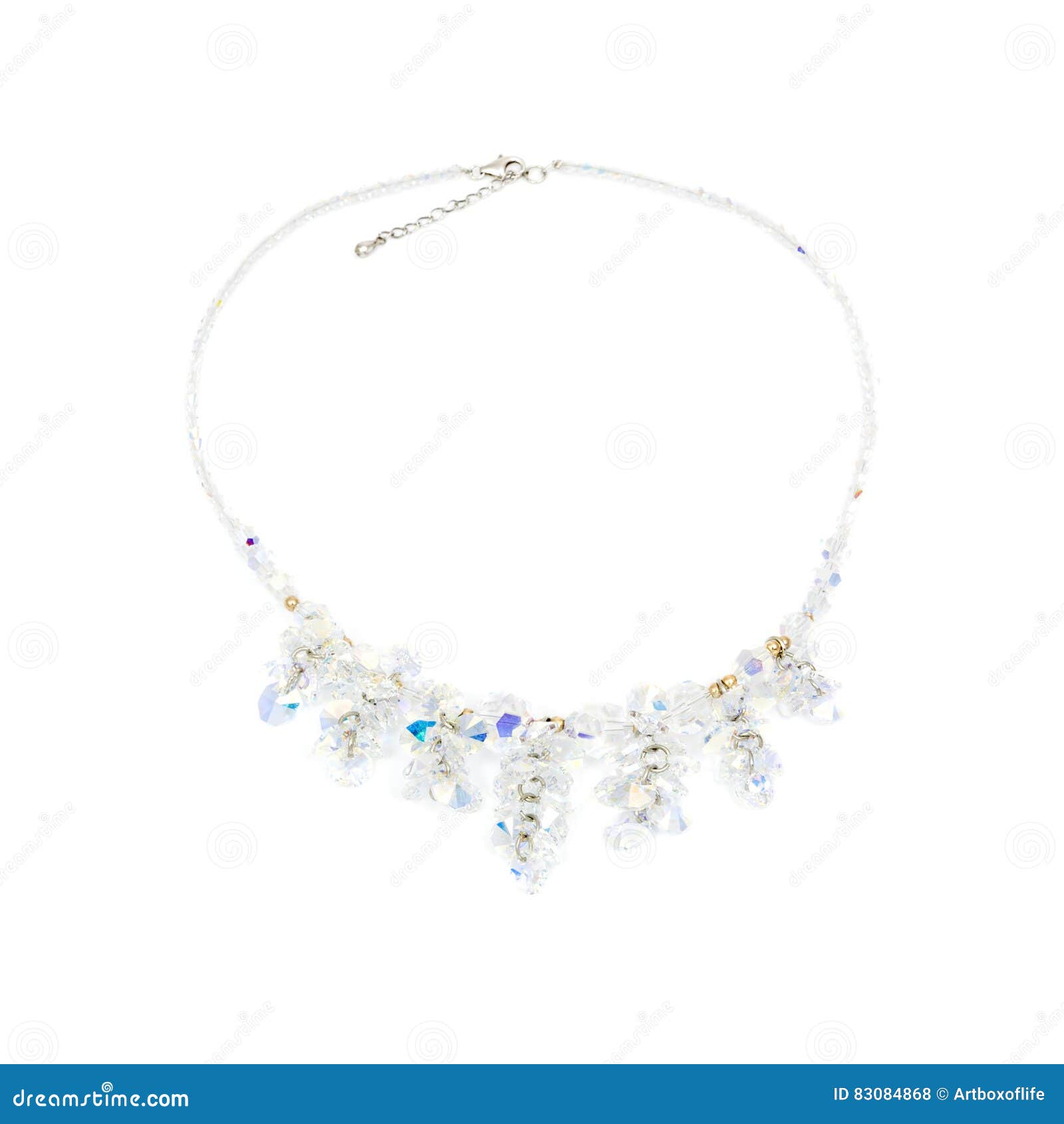 Fashion Diamond Pendant Isolated on White Stock Photo Image of