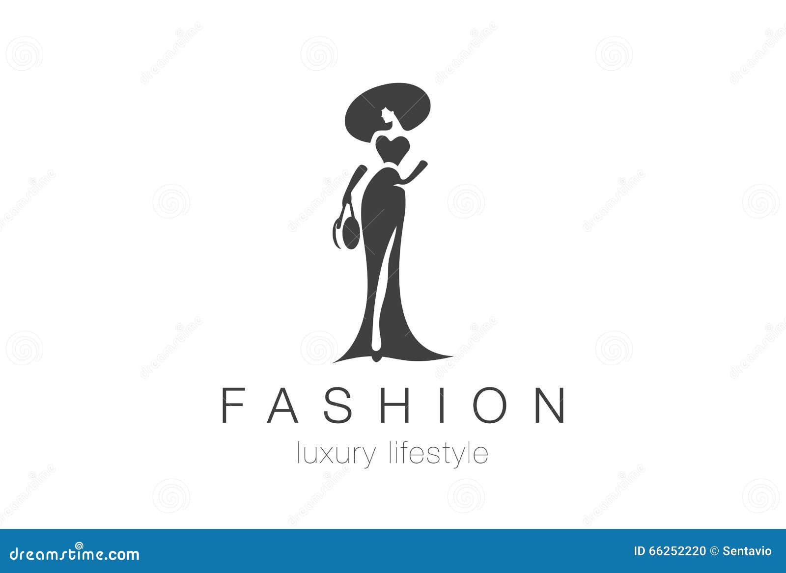 Fashion Silhouette Model In Single Line Art Style Royalty-Free Stock ...