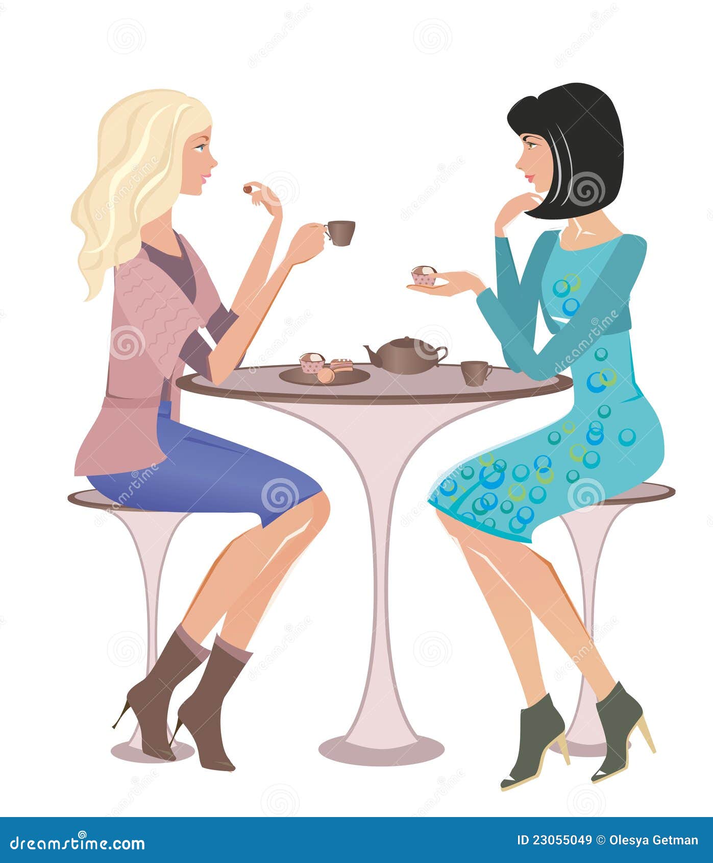 clipart of lady drinking coffee - photo #30