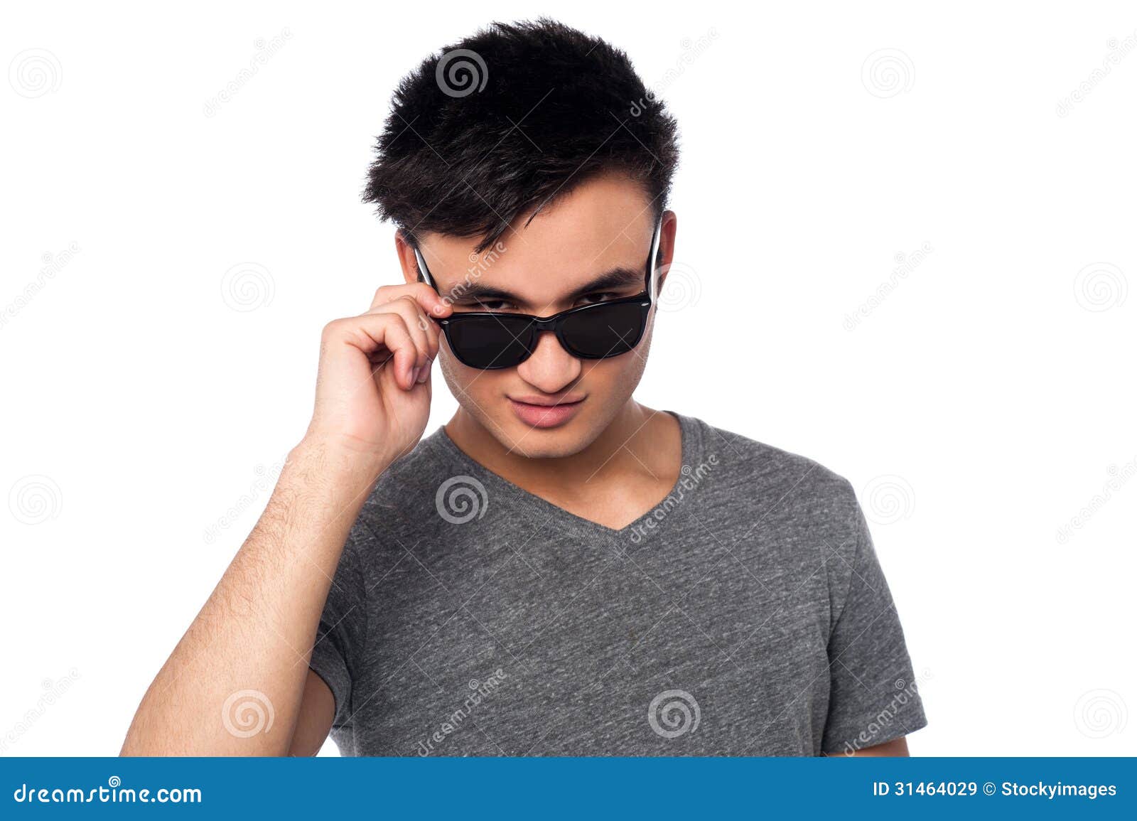 Fashion guy staring at you stock image. Image of happy - 31464029