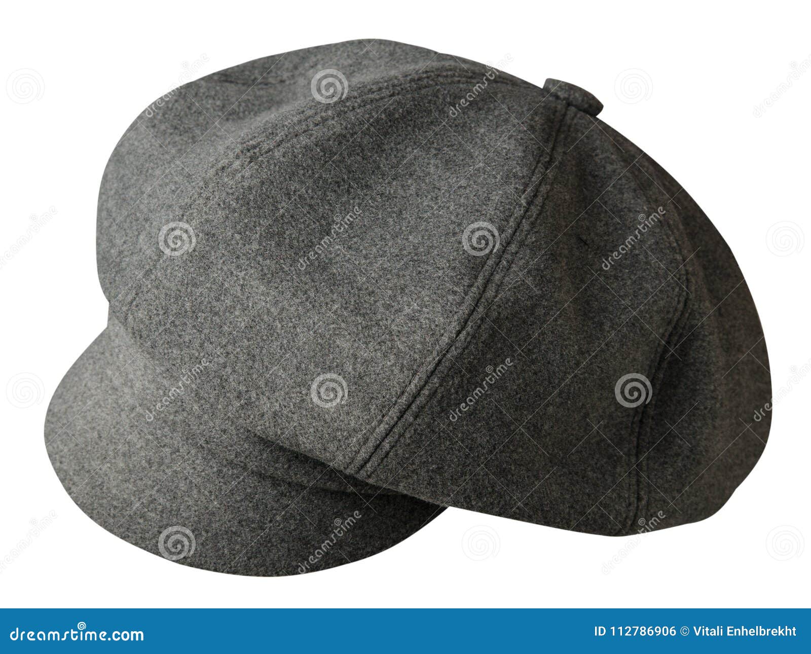 Fashion Hat Isolated On White Background. Colored Hat Stock Photo ...