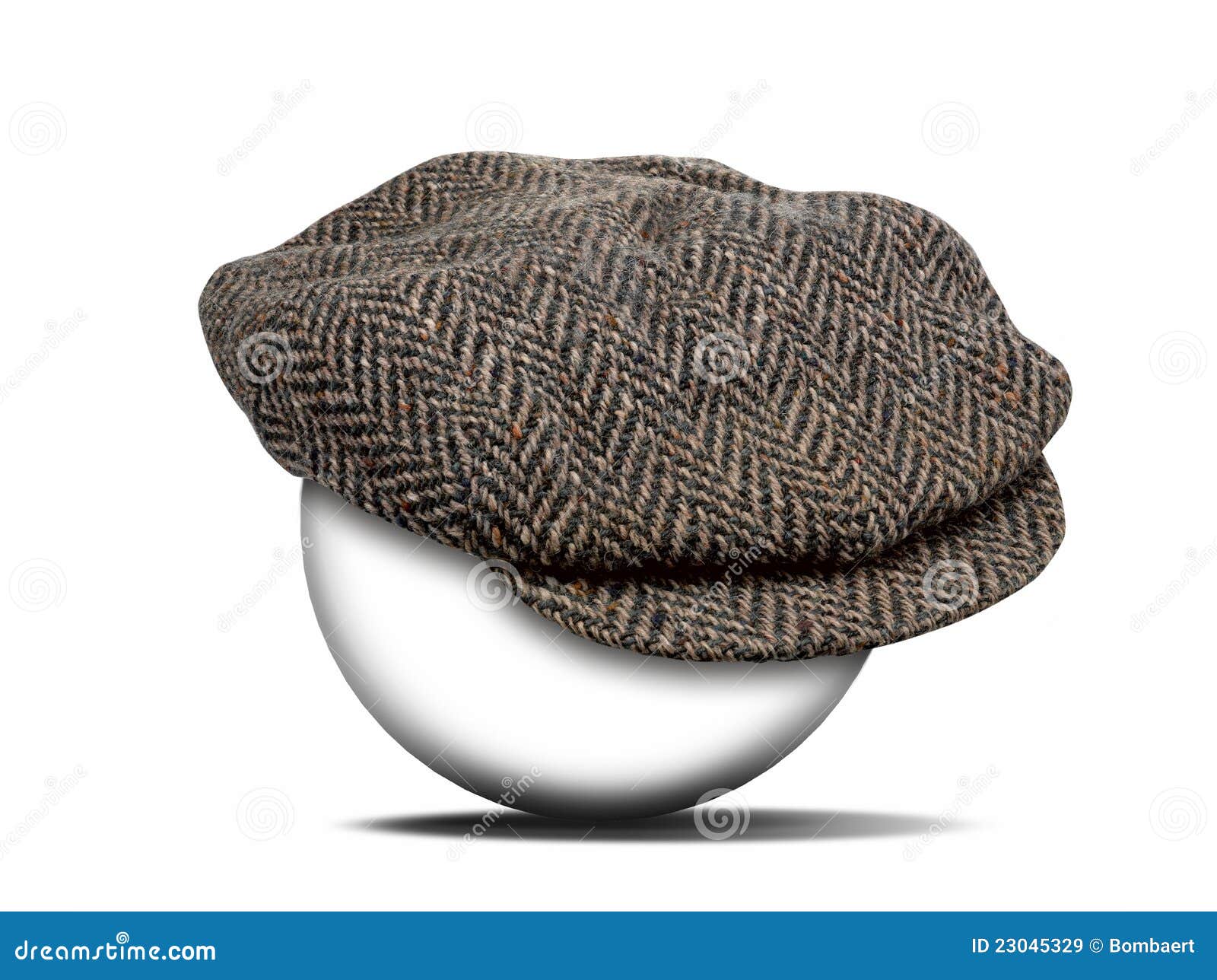Fashion hat on white stock image. Image of paris, country 23045329