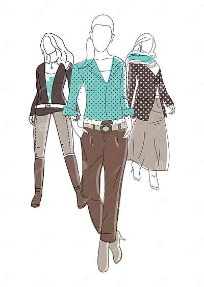 Fashion illustration stock vector. Illustration of design - 23146478