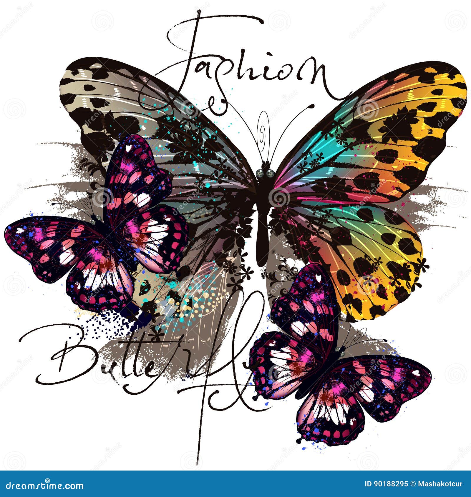 fashion  with butterflies