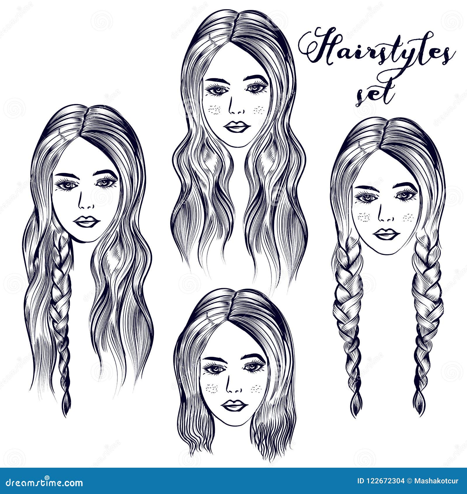 Top more than 153 fashion hairstyle sketches best