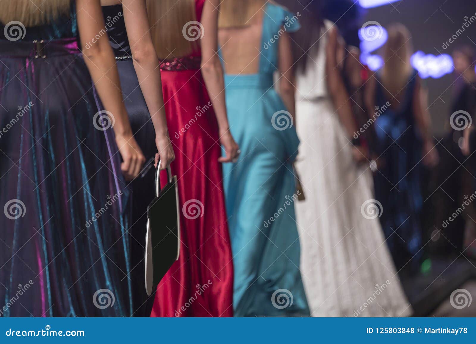 Fashion Show, Catwalk Event, Runway Show. Stock Photo - Image of female ...