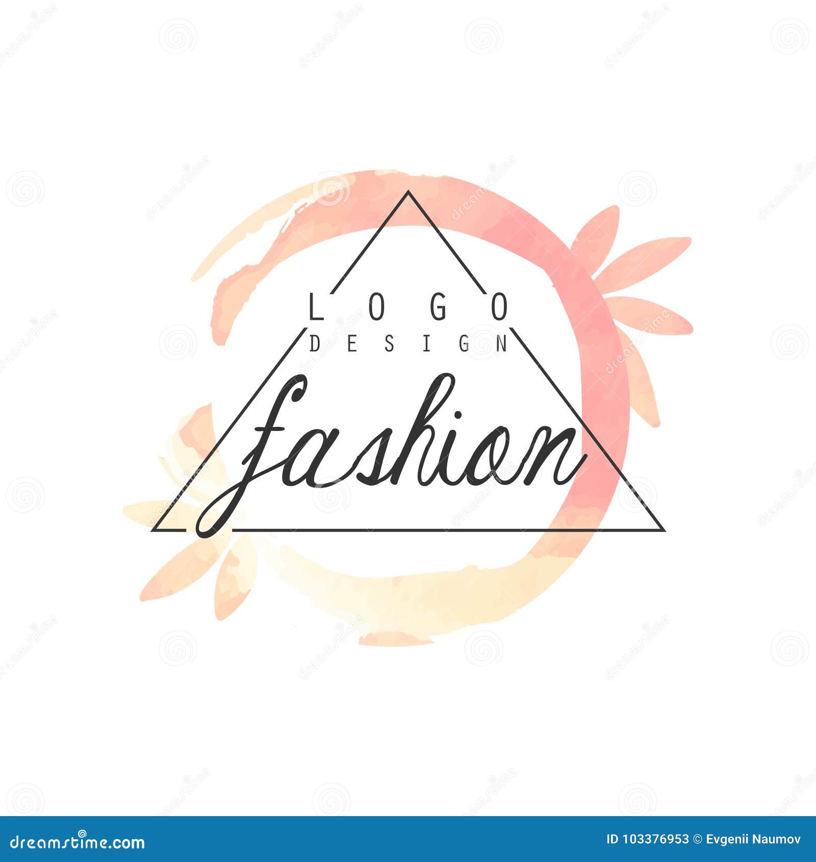 Fashion Logo Design Badge For Clothes Boutique Stock Vector