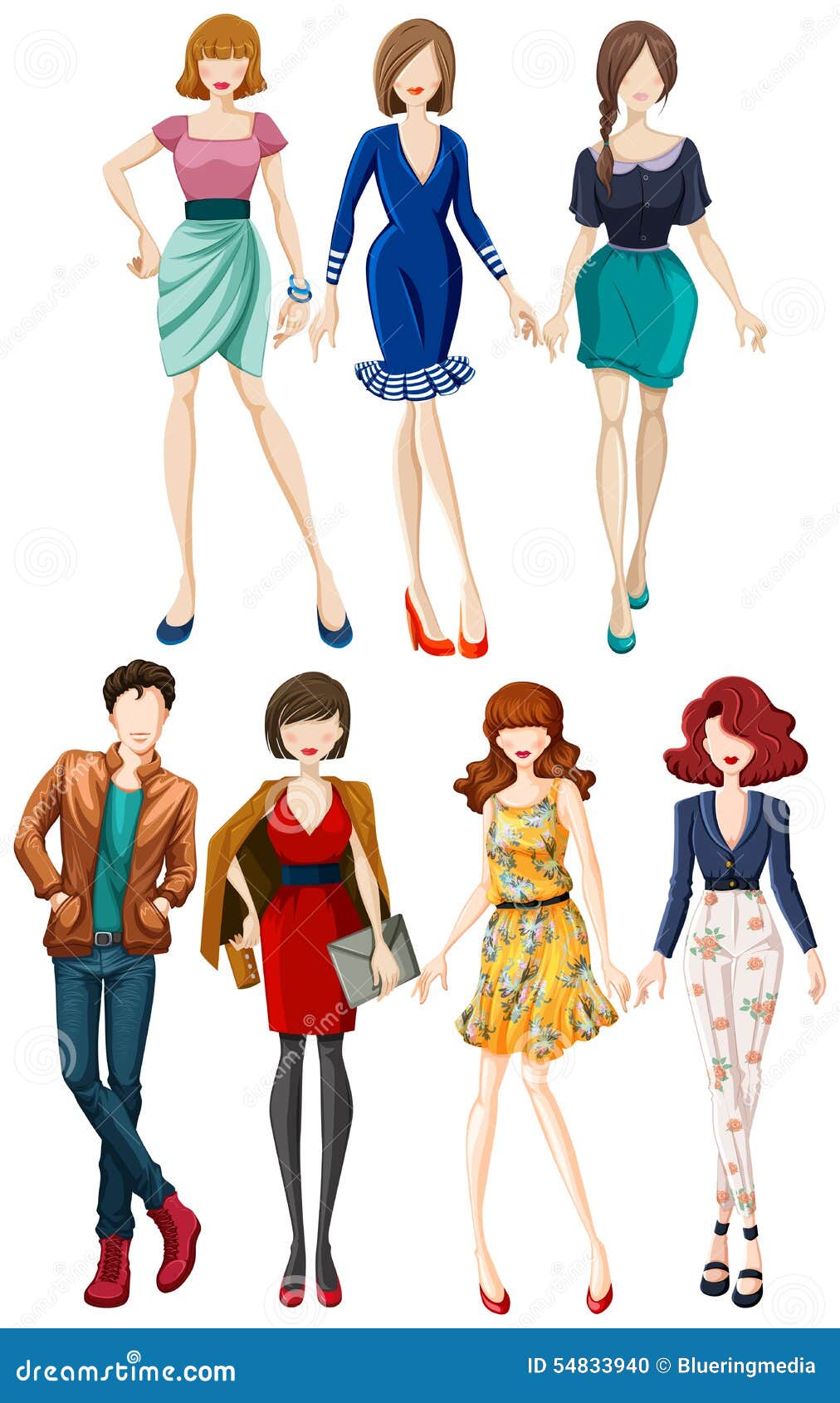 Fashion stock vector. Illustration of style, graphic - 54833940