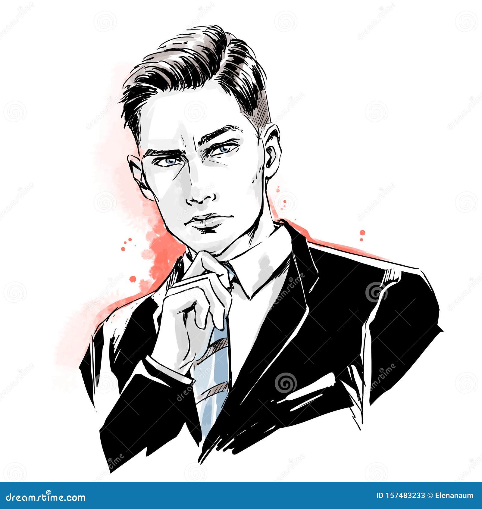 fashion sketches men suits