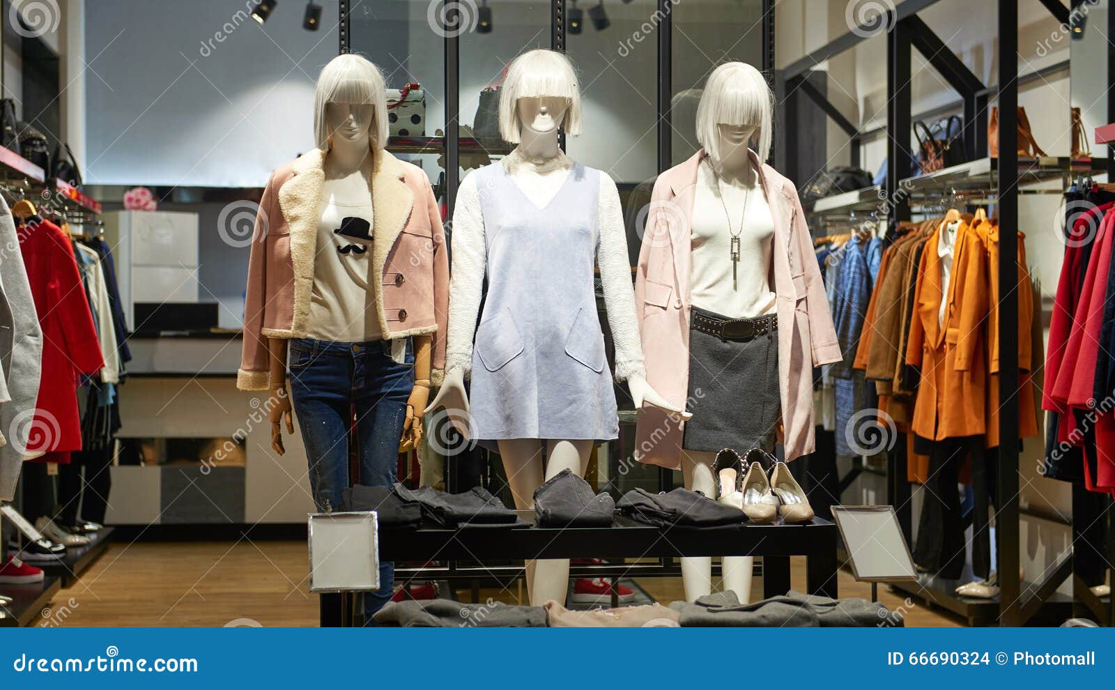 Fashion mannequins stock photo. Image of chanel, commerce - 66690324