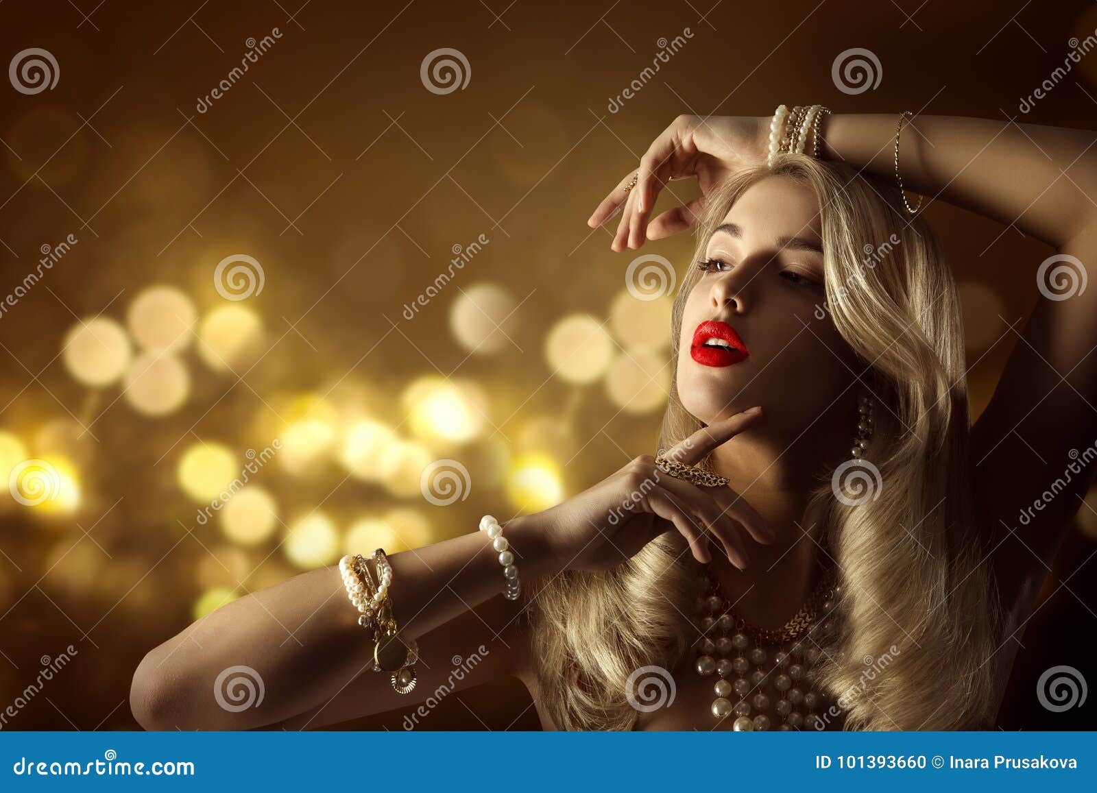 fashion model beauty jewelry portrait, elegant woman jewellery