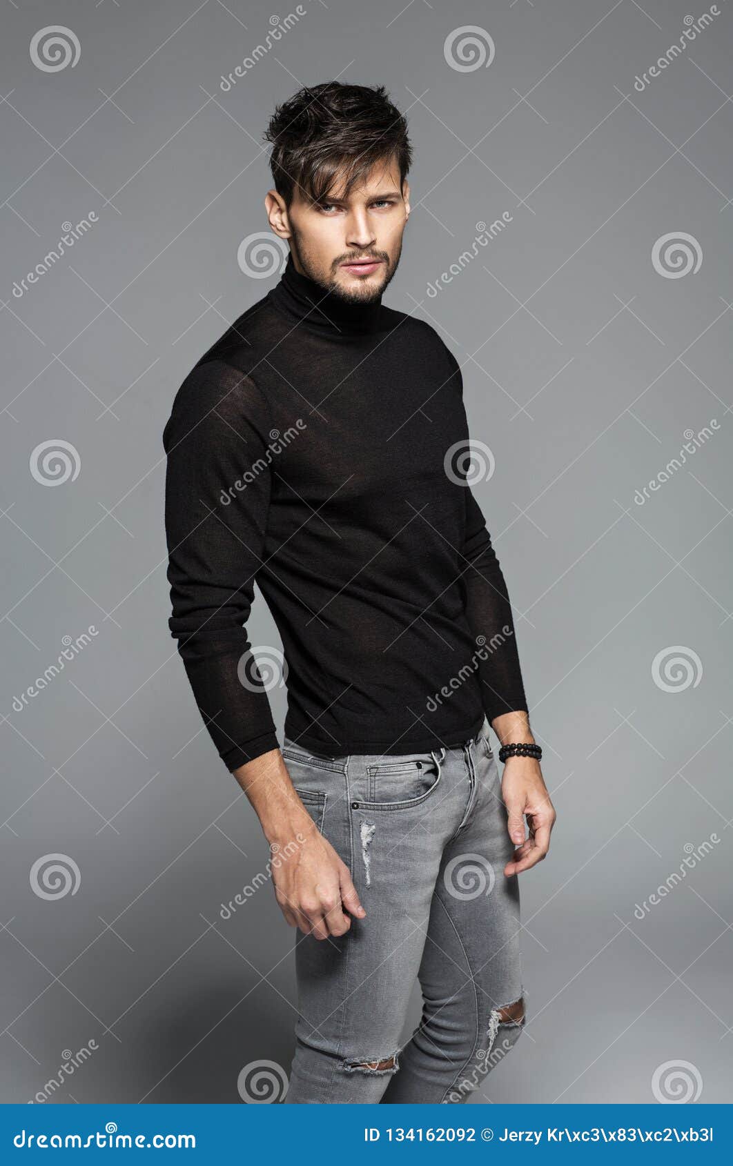 Male model posing for photoshoot Stock Photo by ©Wavebreakmedia 139949414