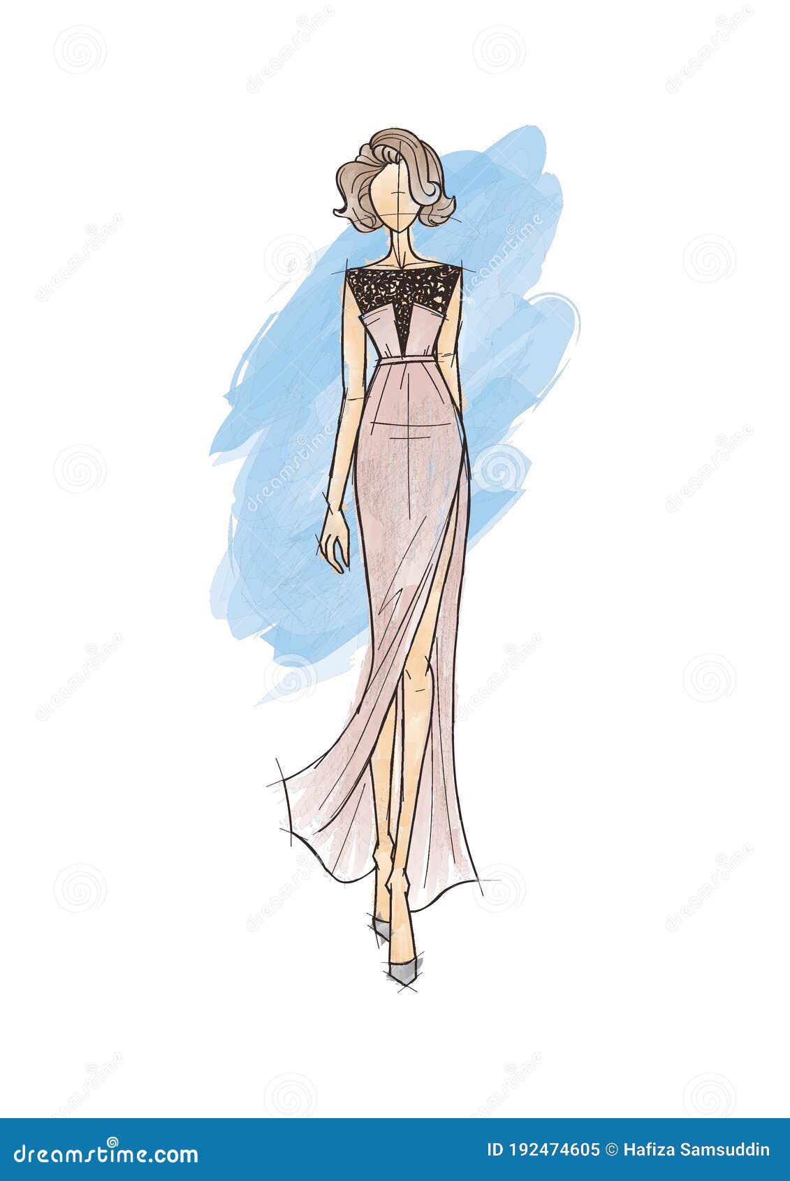 Beautiful Slim Women Fashion Models Posing Stock Vector (Royalty Free)  1879761553 | Shutterstock