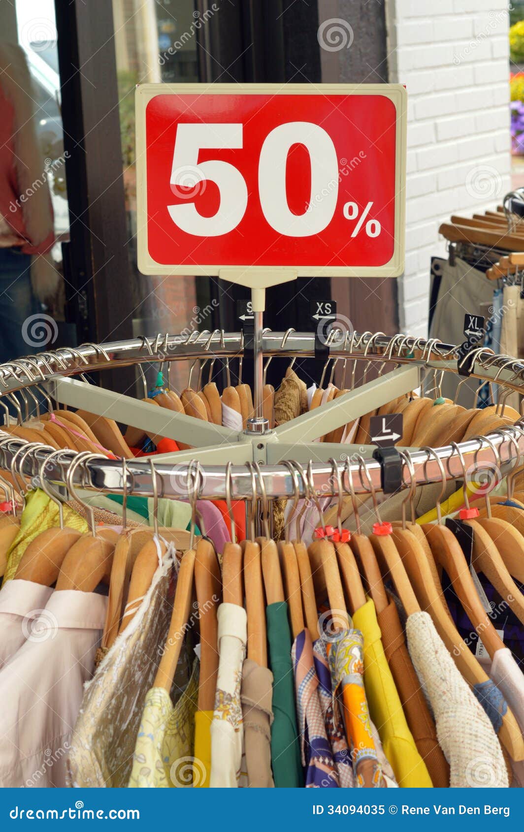 Fashion outlet stock image. Image of hung, mall, clearance - 34094035