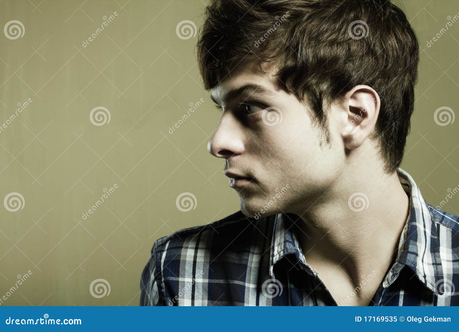 Fashion Portrait of the Young Beautiful Man Stock Image - Image of ...