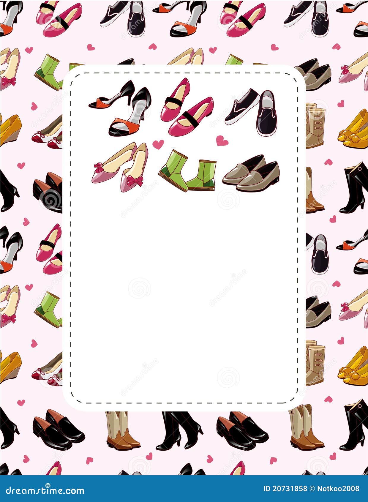 Fashion shoe sale card stock vector. Illustration of decoration - 20731858