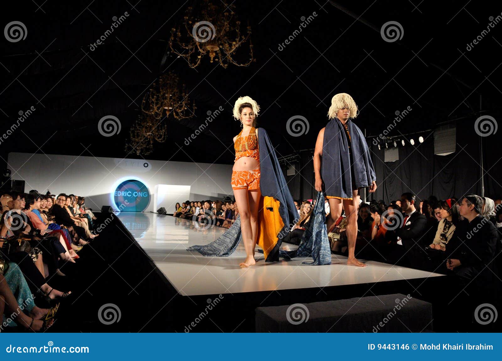 Fashion show editorial photo. Image of fabric, display 9443146