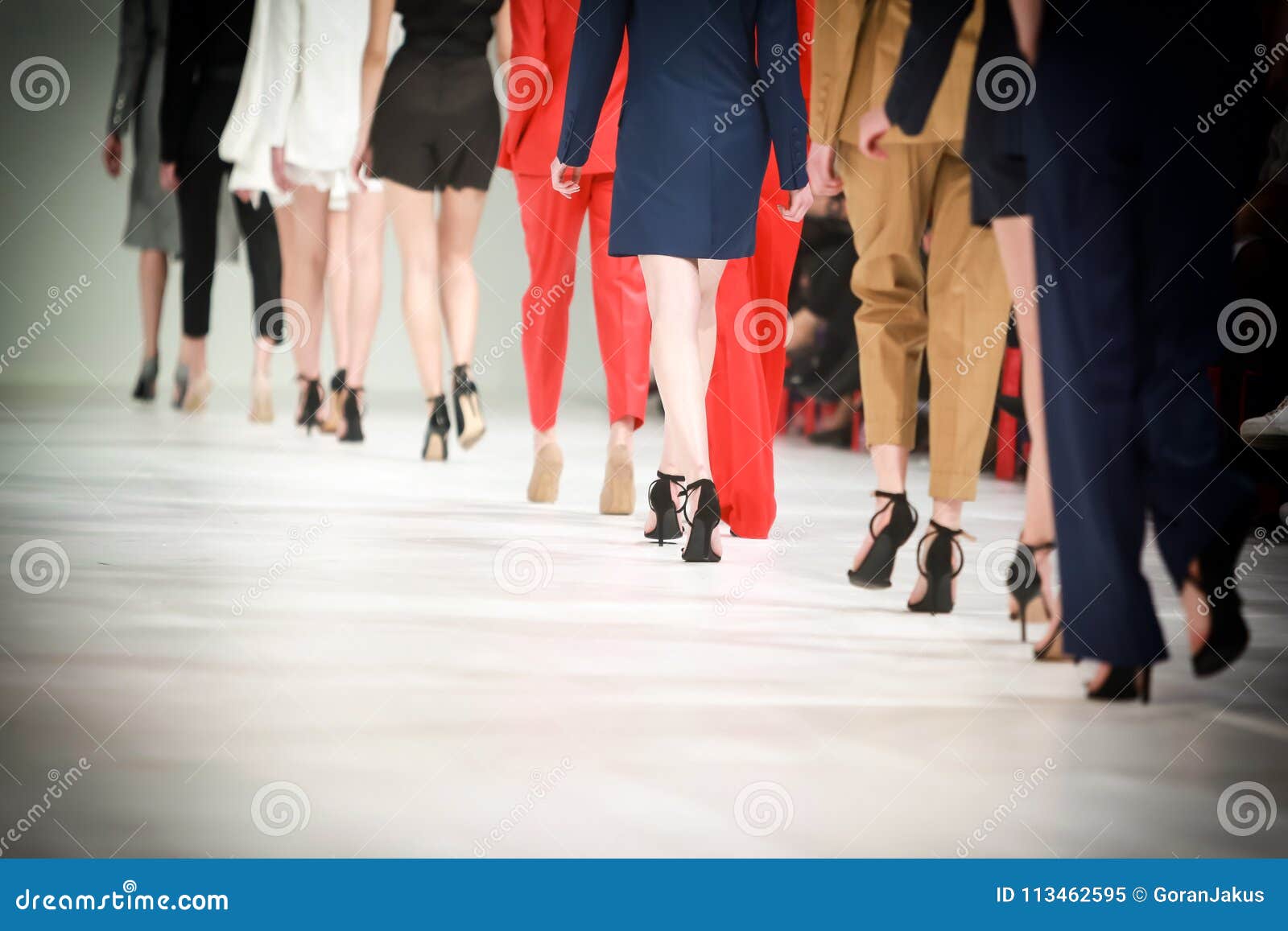 high heels fashion show