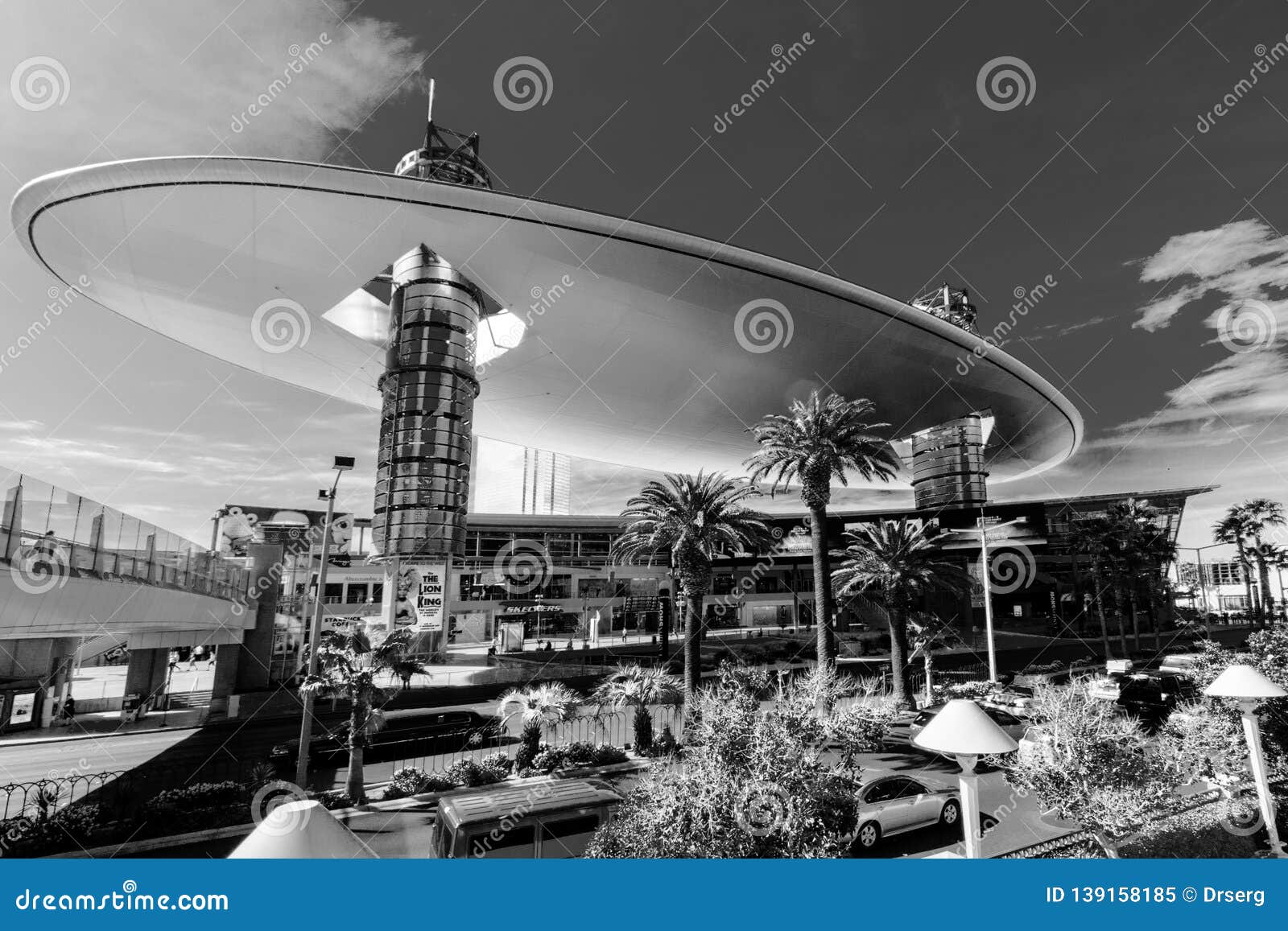 Fashion Show Mall Placed at Strip in Las Vegas Editorial Image Image