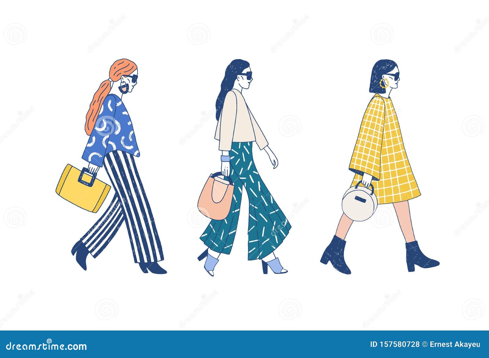 Fashion Show Runway Flat Vector Illustration. Models Dressed in Haute Couture Clothing Cartoon Characters on White Stock Vector - Illustration of color, catwalk: 157580728 Fashion Show Runway Flat Vector Illustration. Models Dressed in Haute Couture Clothing Cartoon Characters on White Stock Vector - Illustration of color, catwalk: 157580728