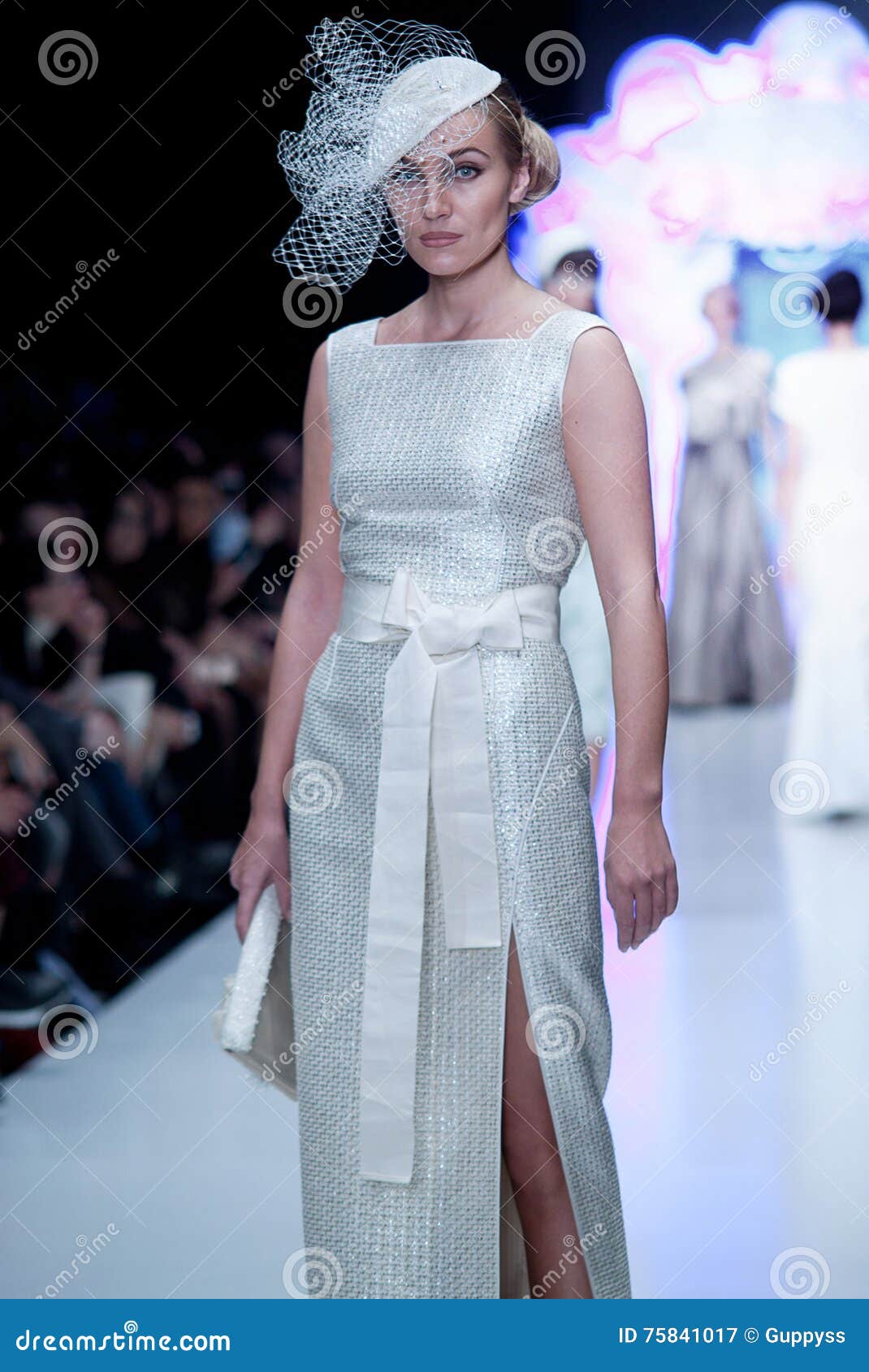 Fashion Show. Woman on Podium. Editorial Photography - Image of girl ...