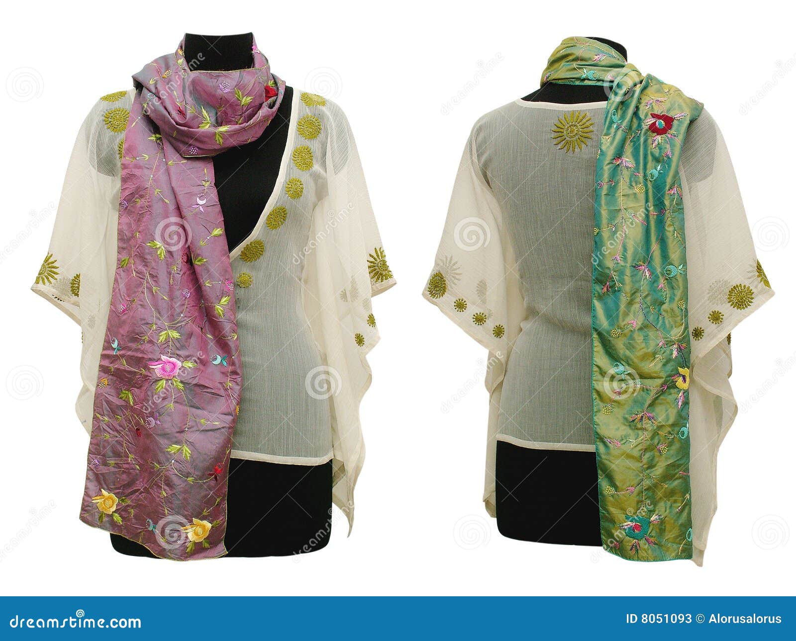 Fashion stole stock image. Image of golden, white, bust 8051093