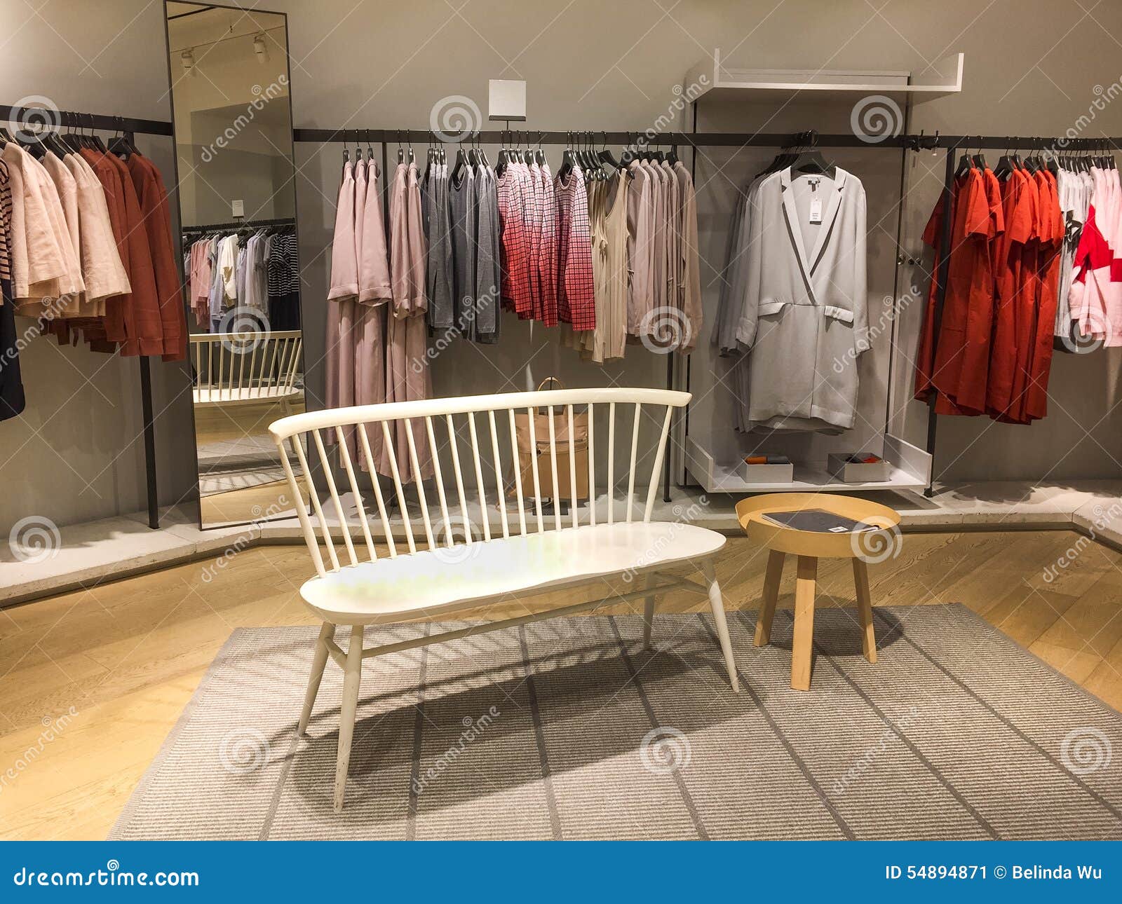 Lady fashion shop interior stock photo. Image of commercial