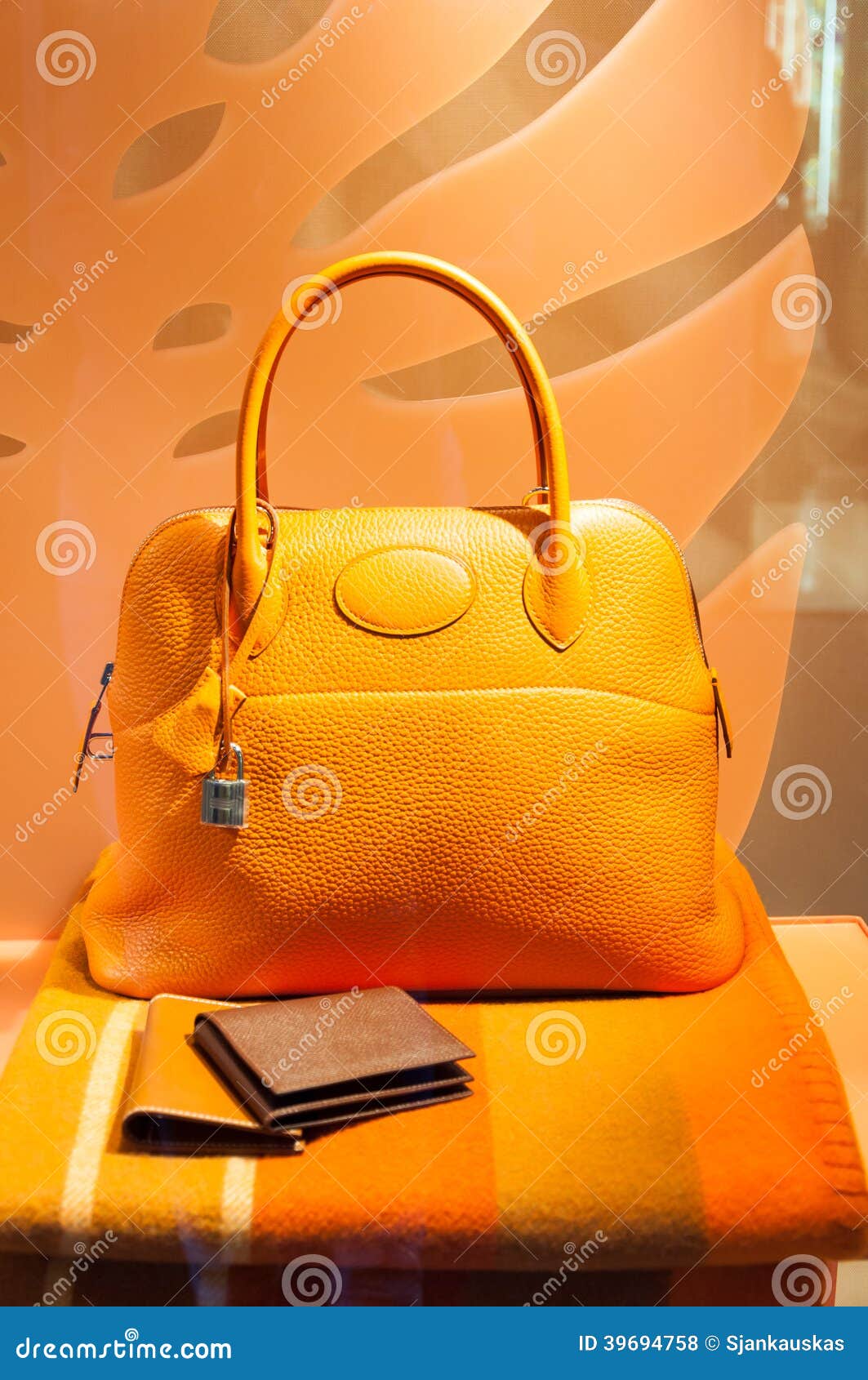 fashion store handbag window display