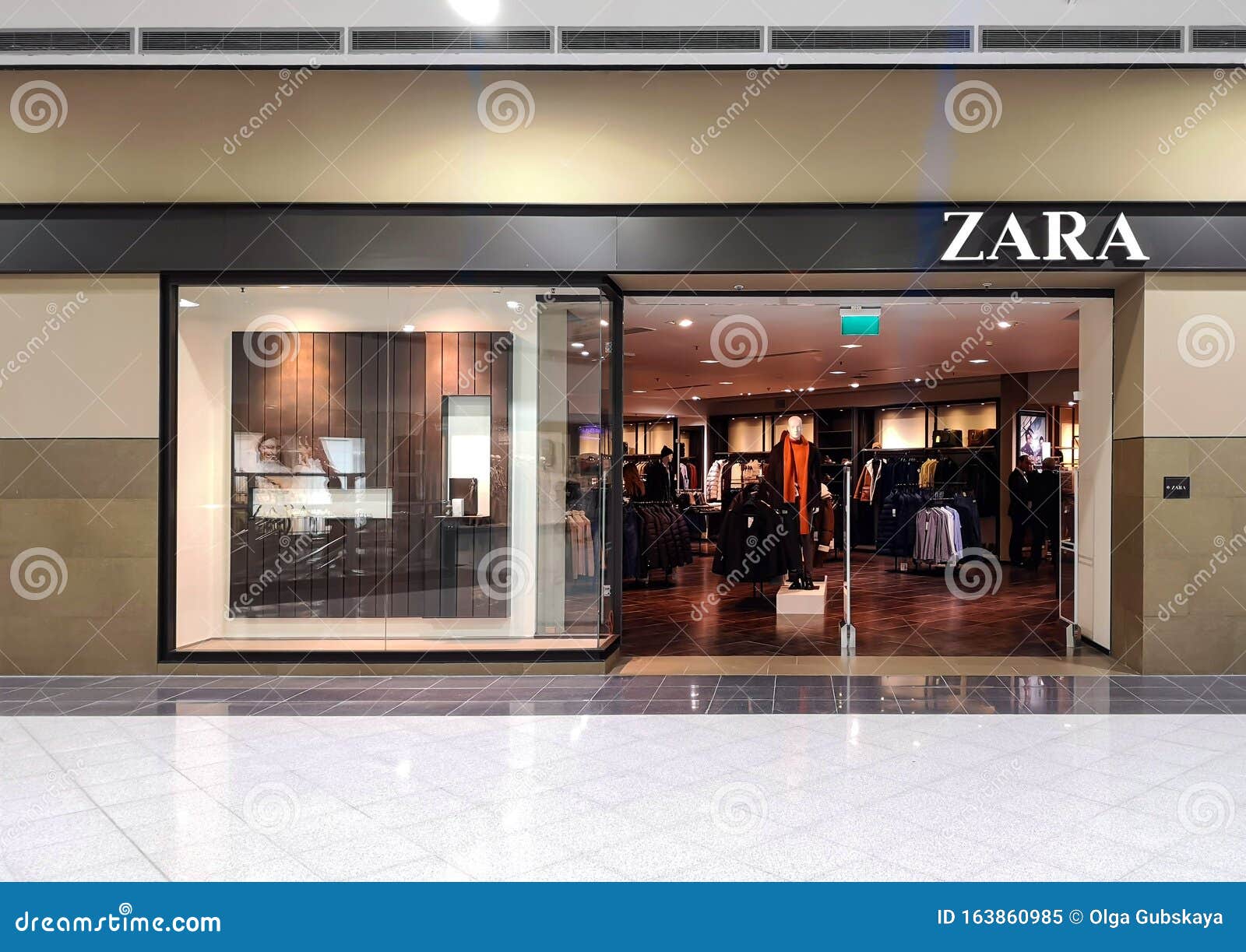 Fashion Store Zara in a Shopping Center. November 13, 2019, St ...