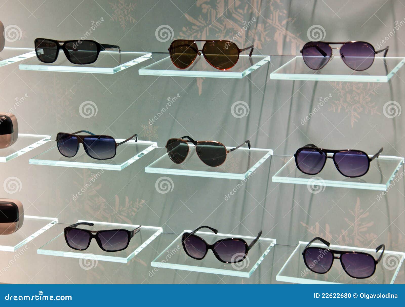 Fashion Sunglasses in shop stock photo. Image of shelves 22622680